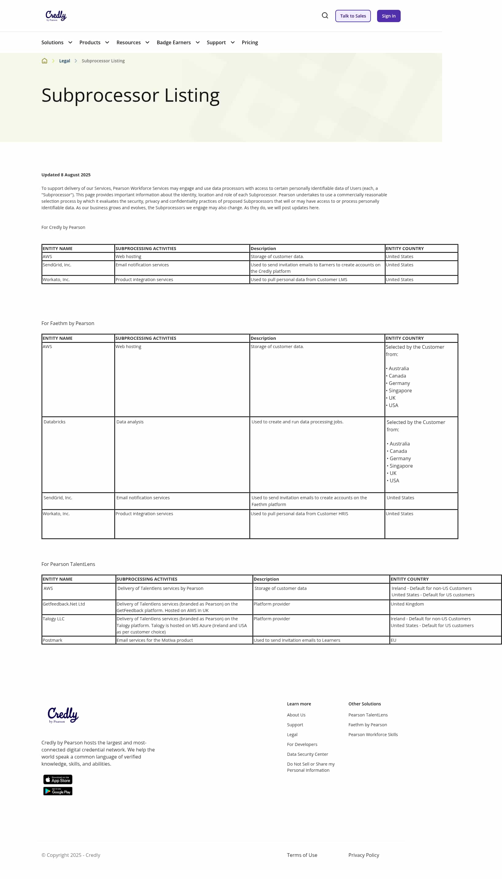 Latest website image capture