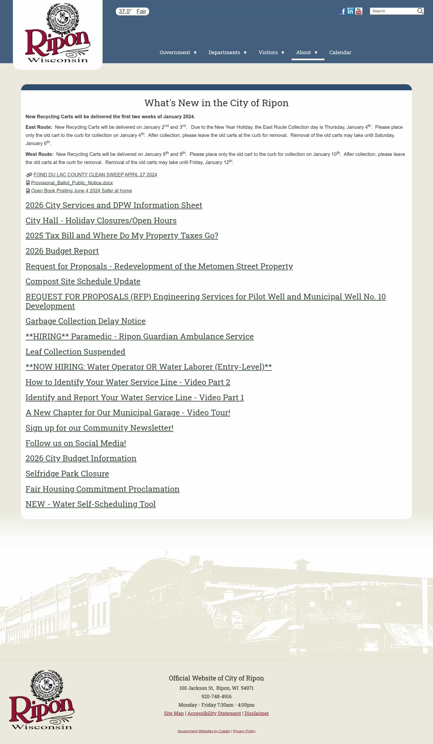 Latest website image capture