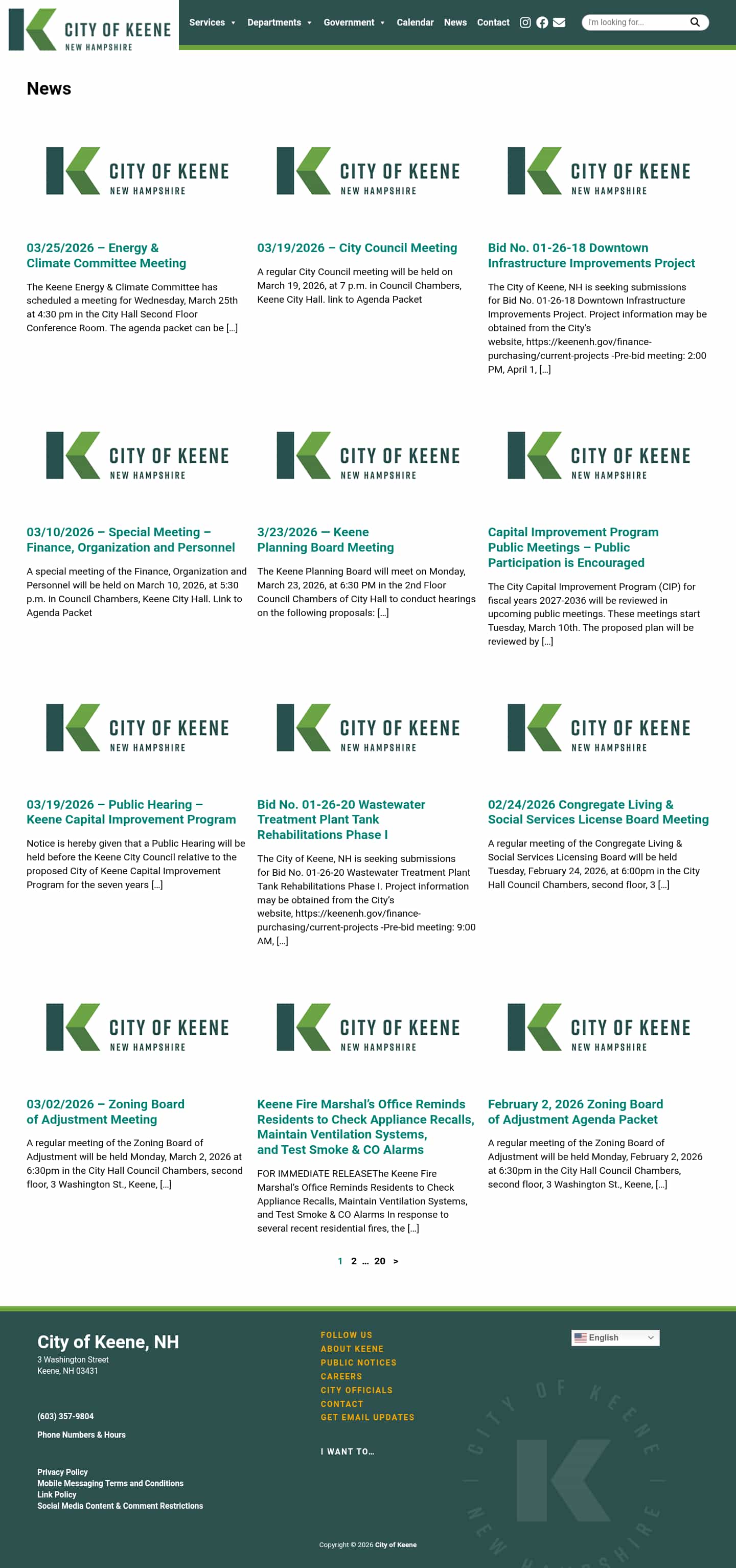 Latest website image capture