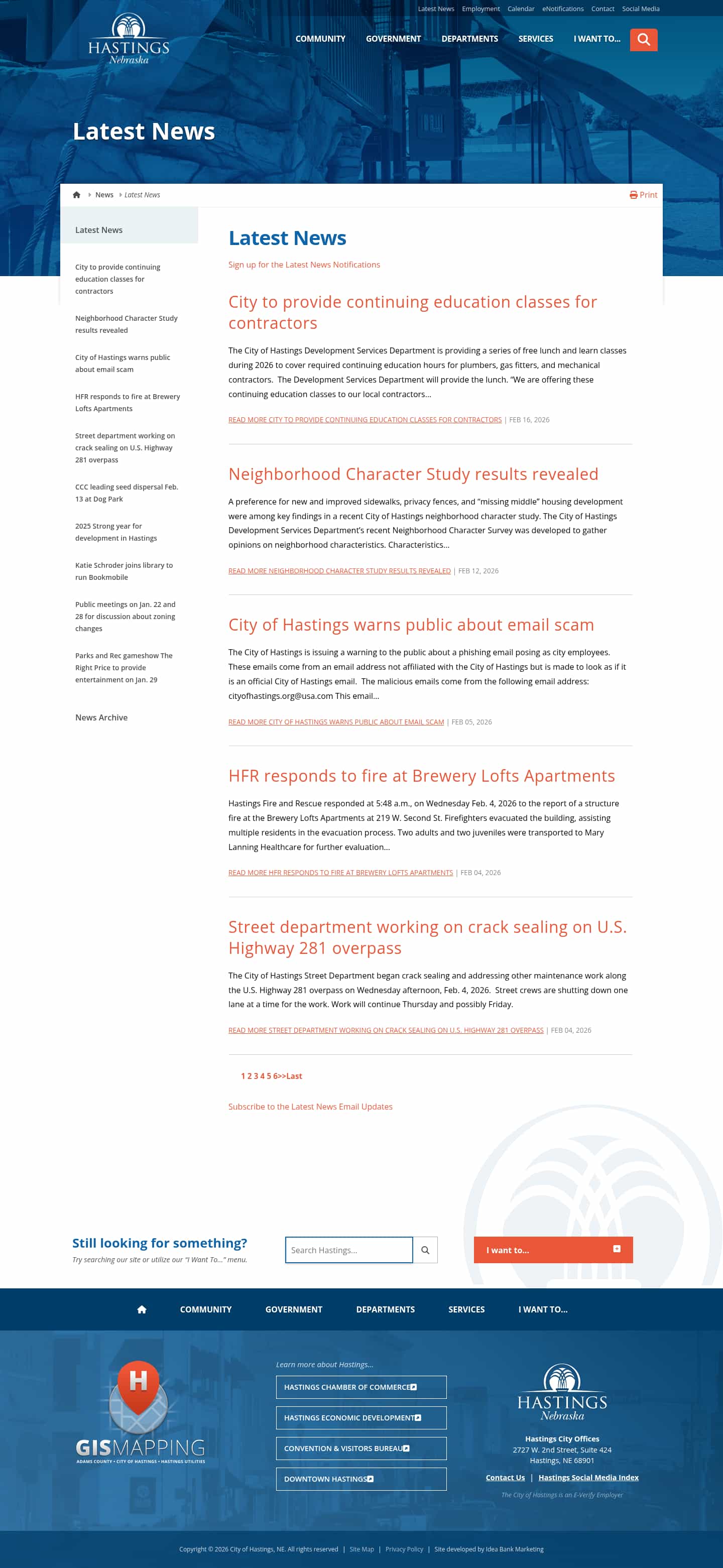 Latest website image capture