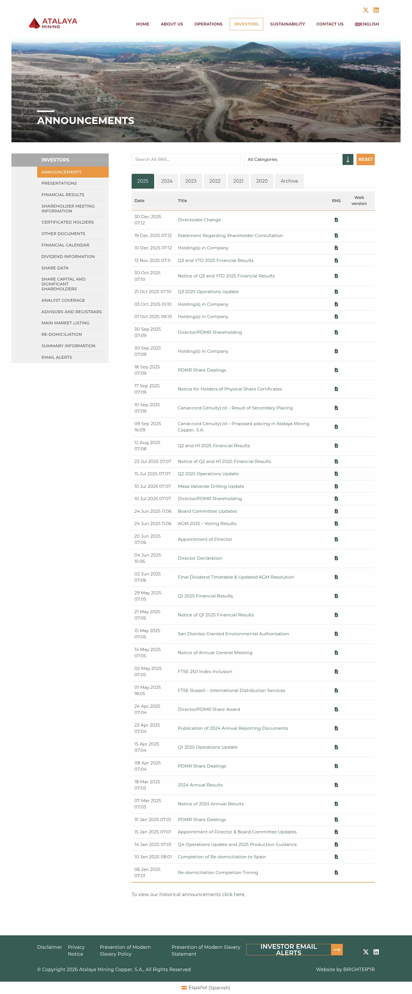 Latest website image capture