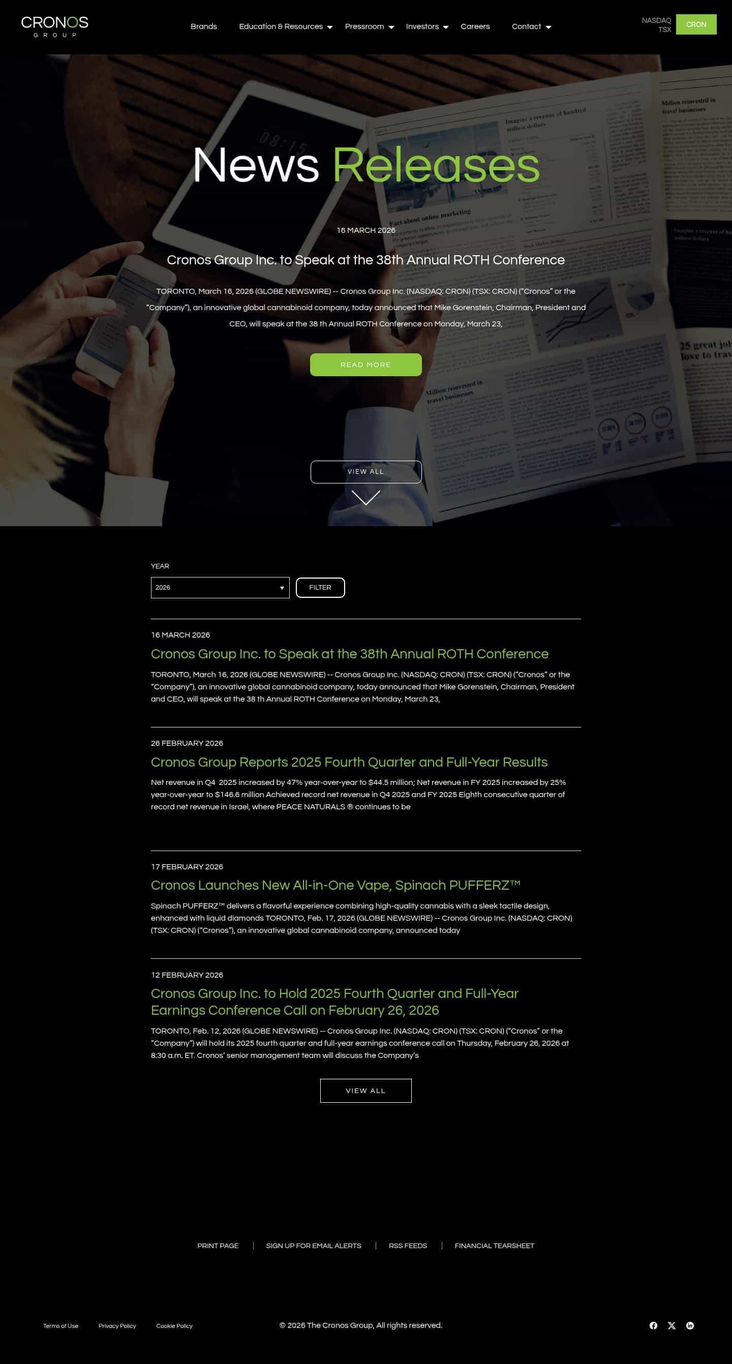 Latest website image capture