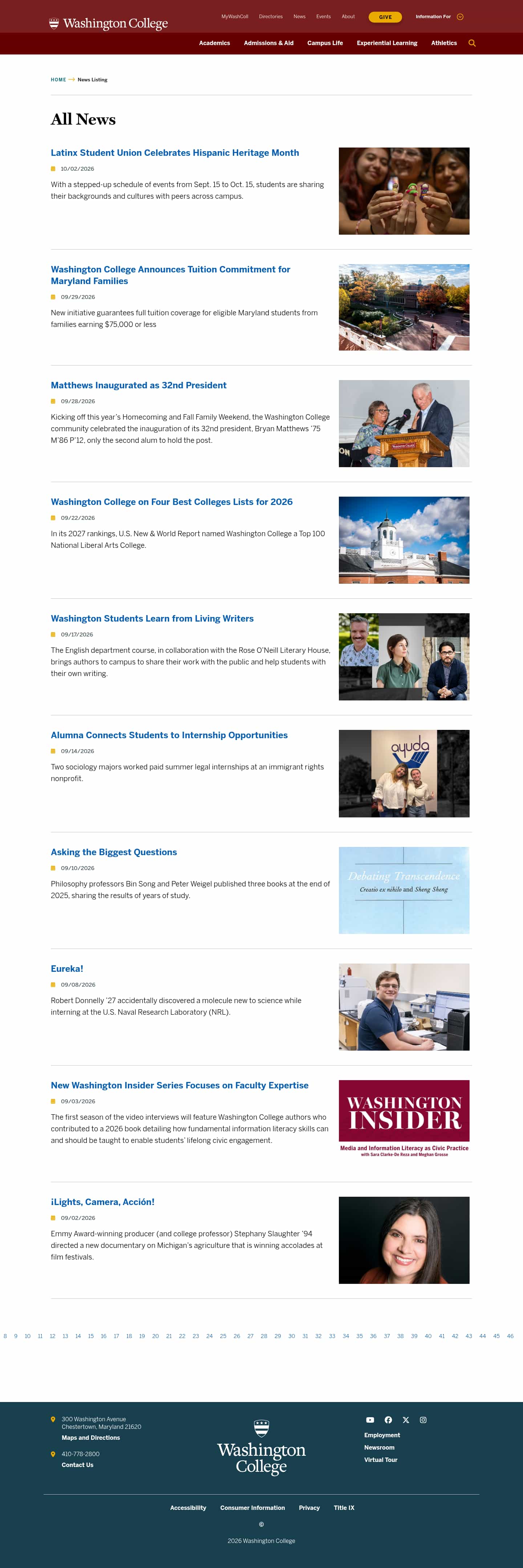 Latest website image capture
