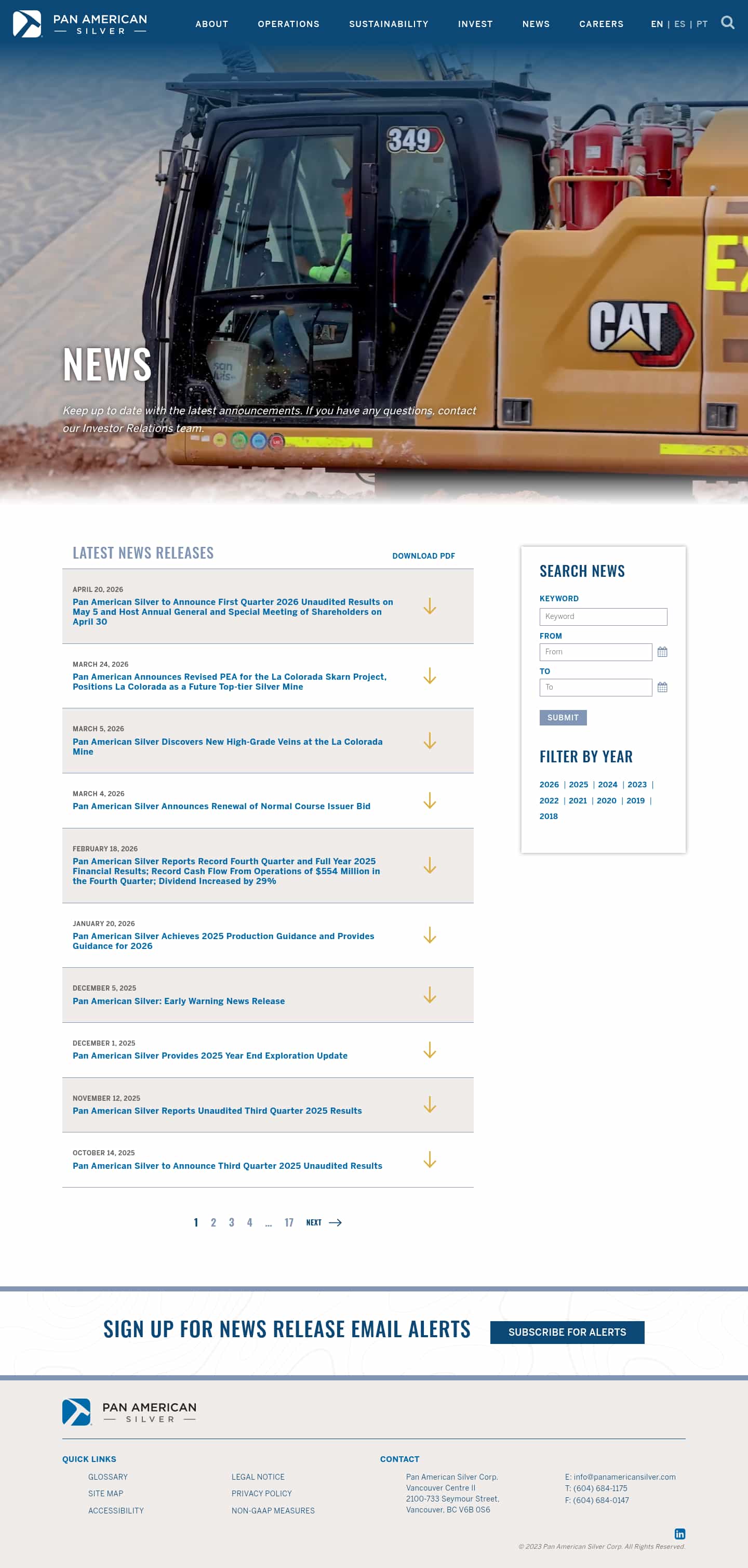 Latest website image capture