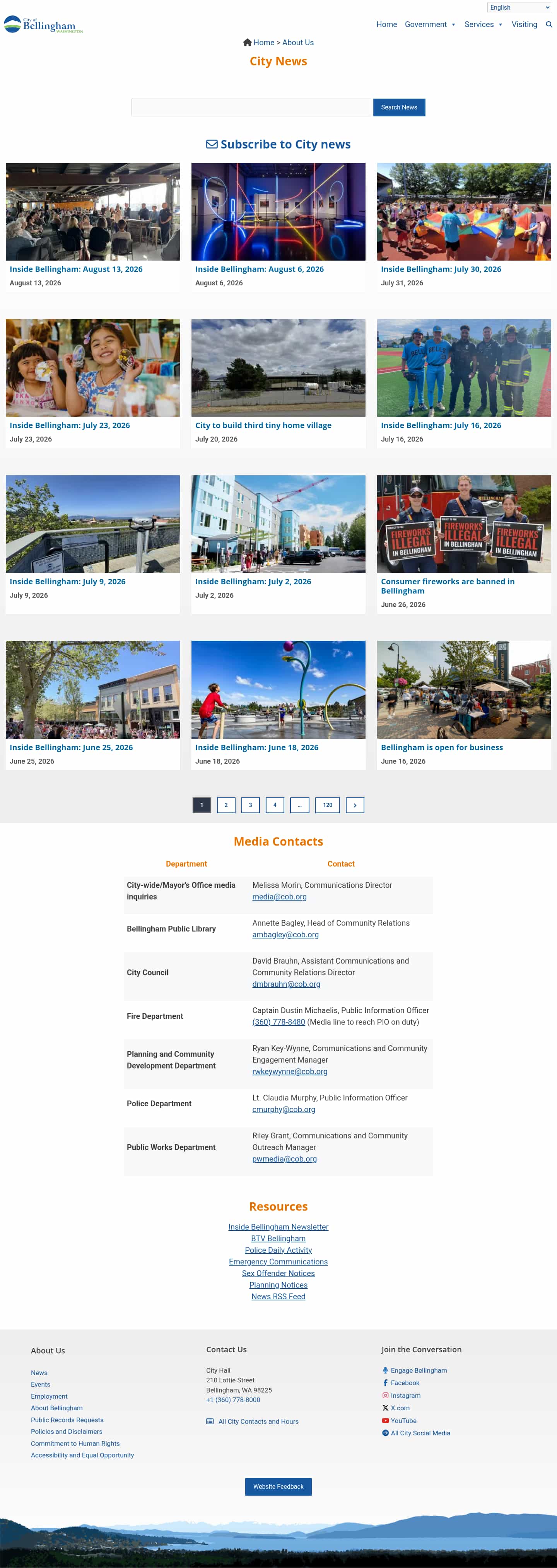 Latest website image capture