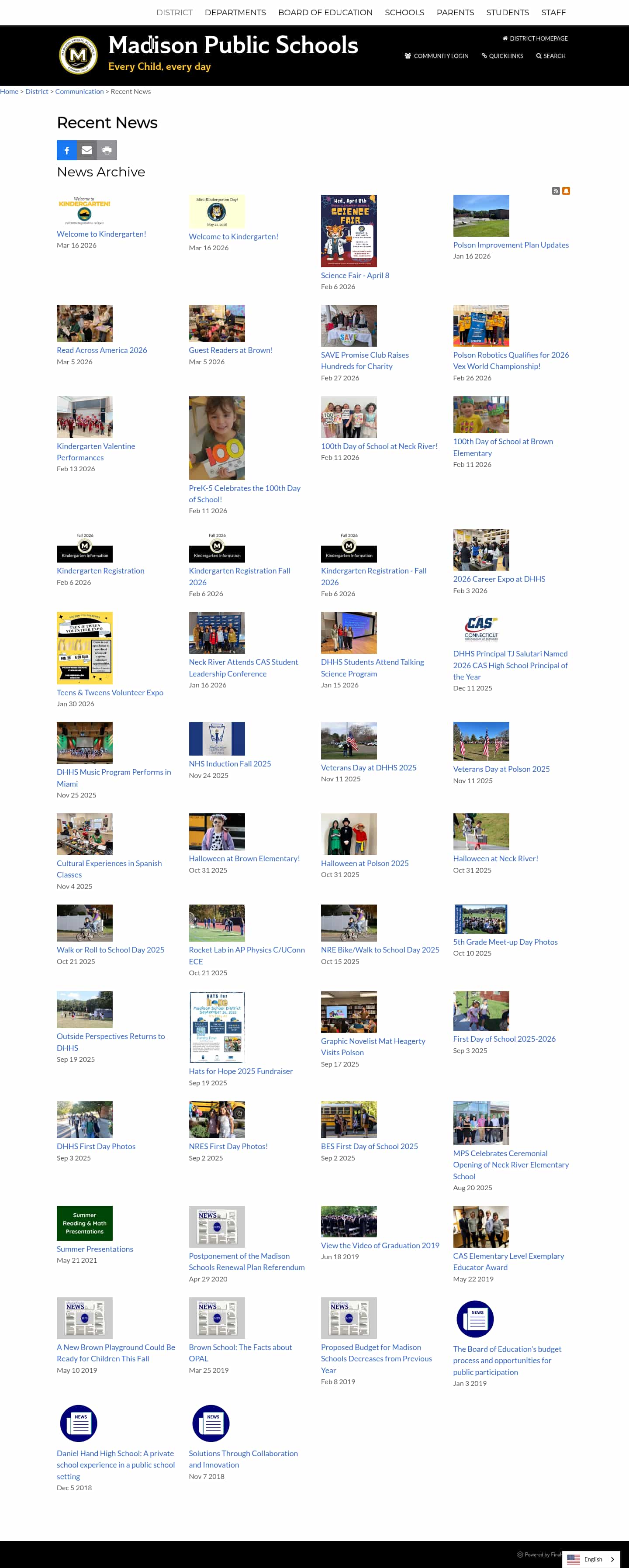 Latest website image capture