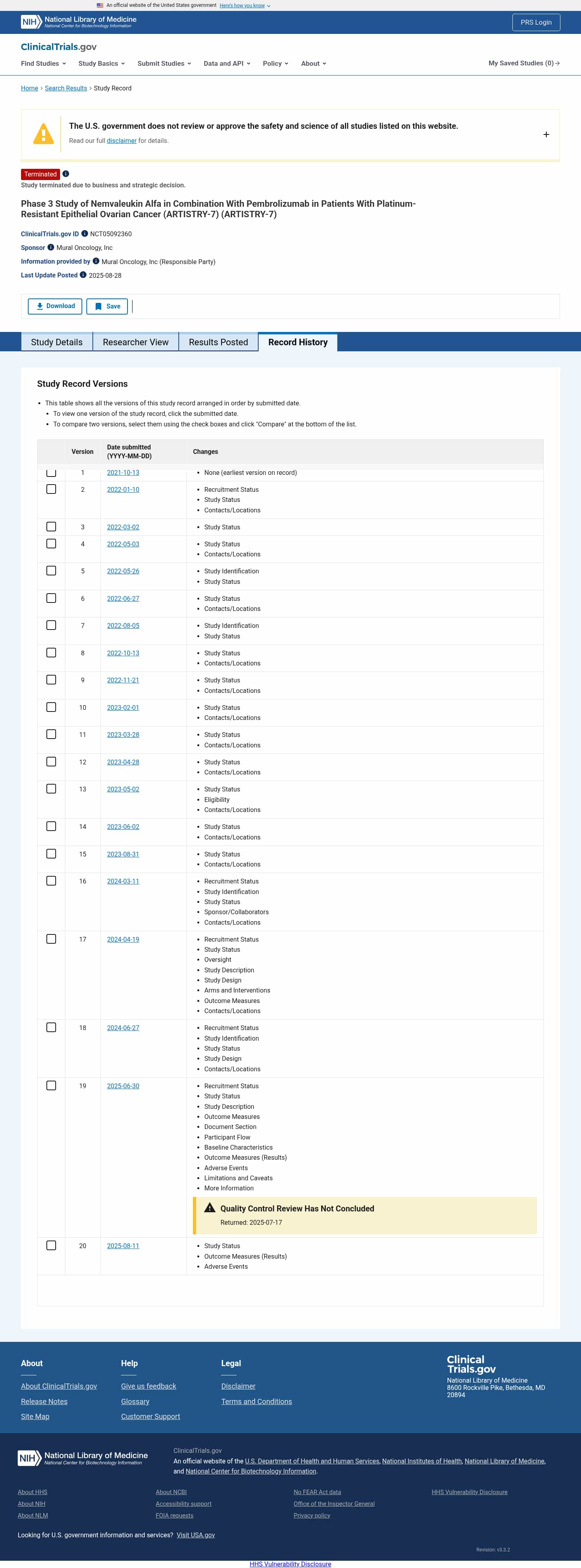 Latest website image capture