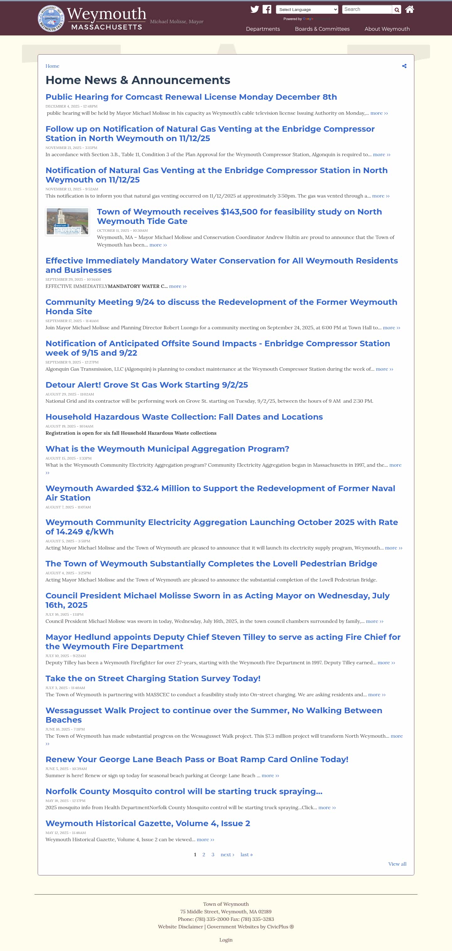 Latest website image capture