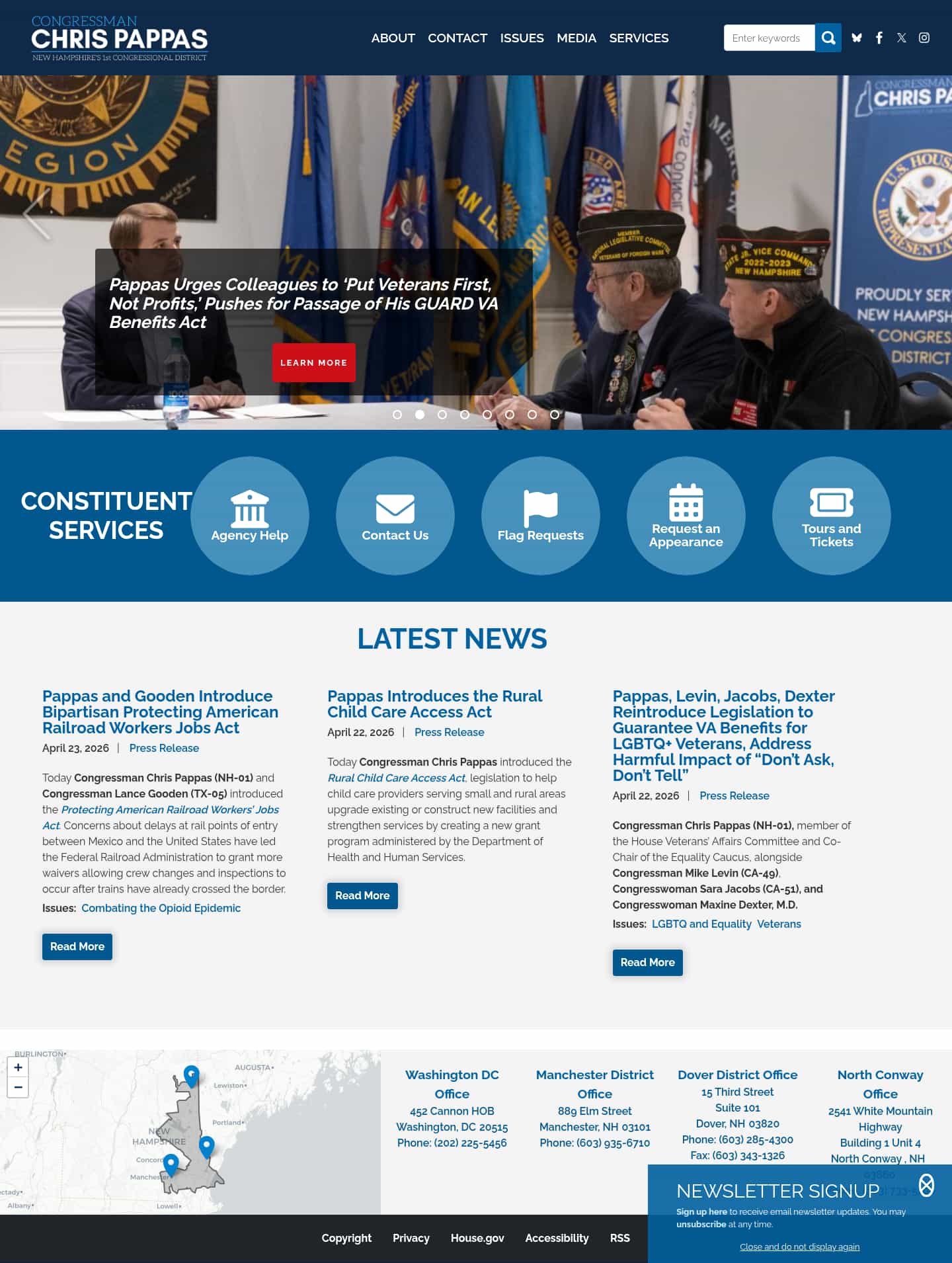 Latest website image capture