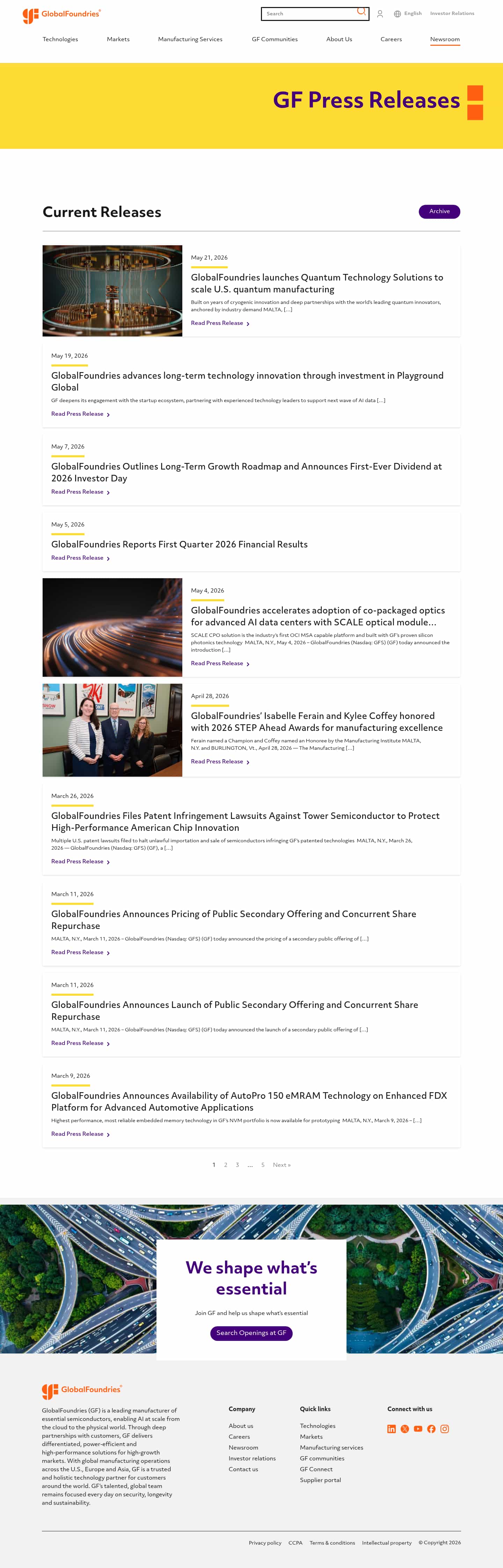 Latest website image capture
