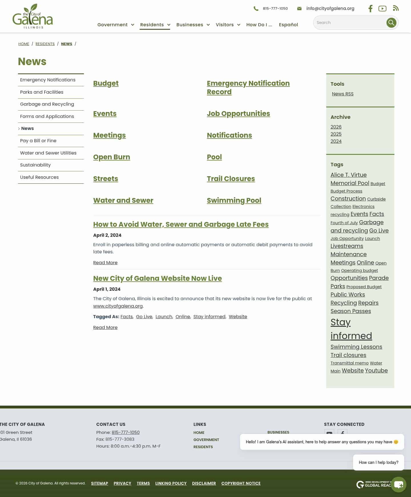 Latest website image capture