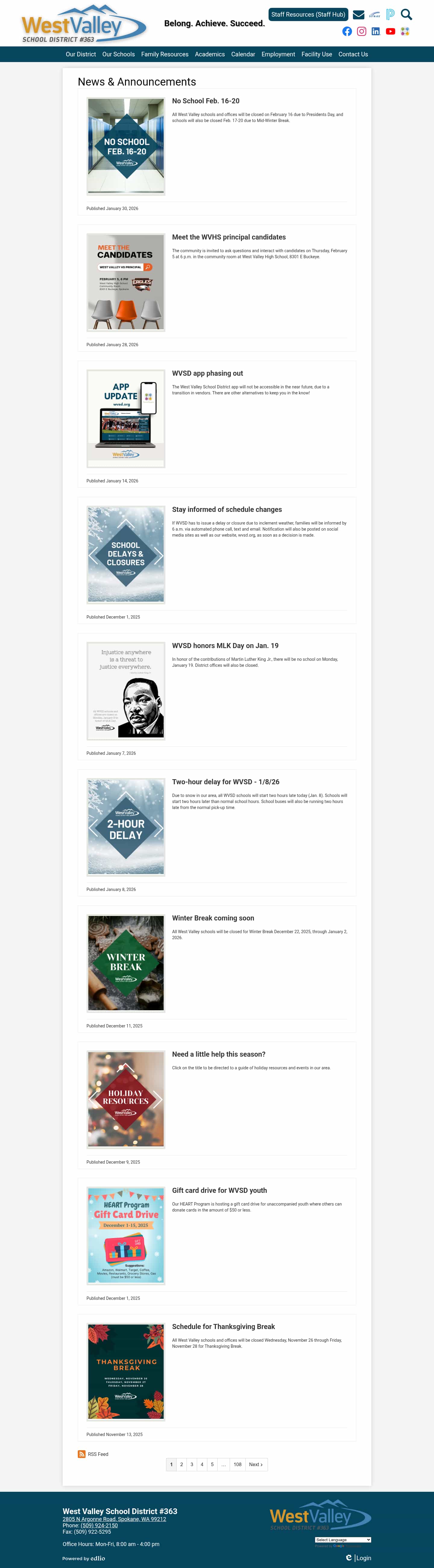 Latest website image capture