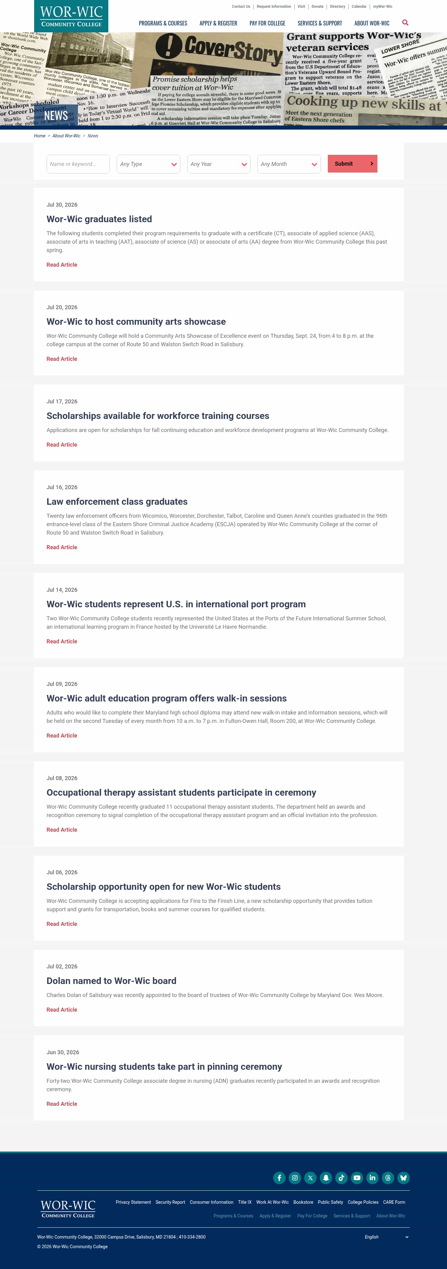 Latest website image capture