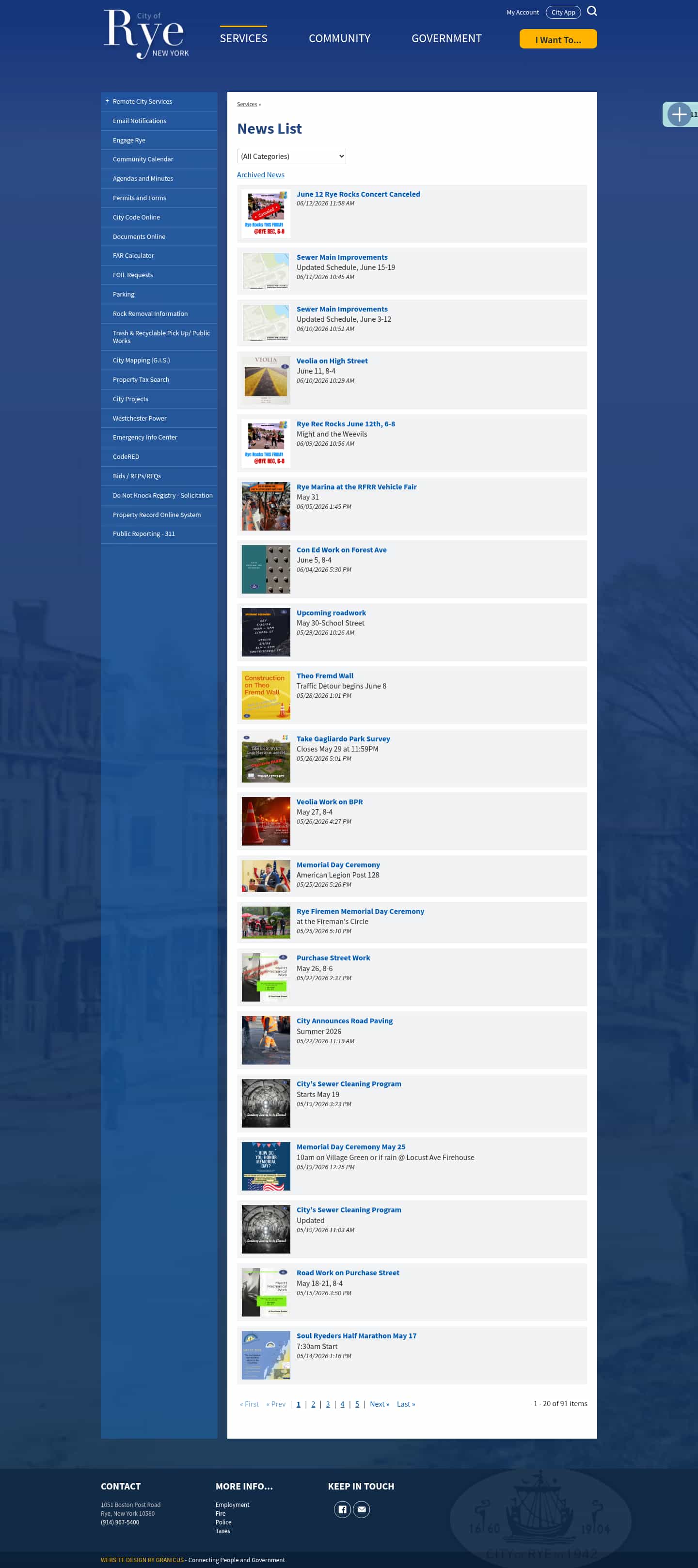 Latest website image capture