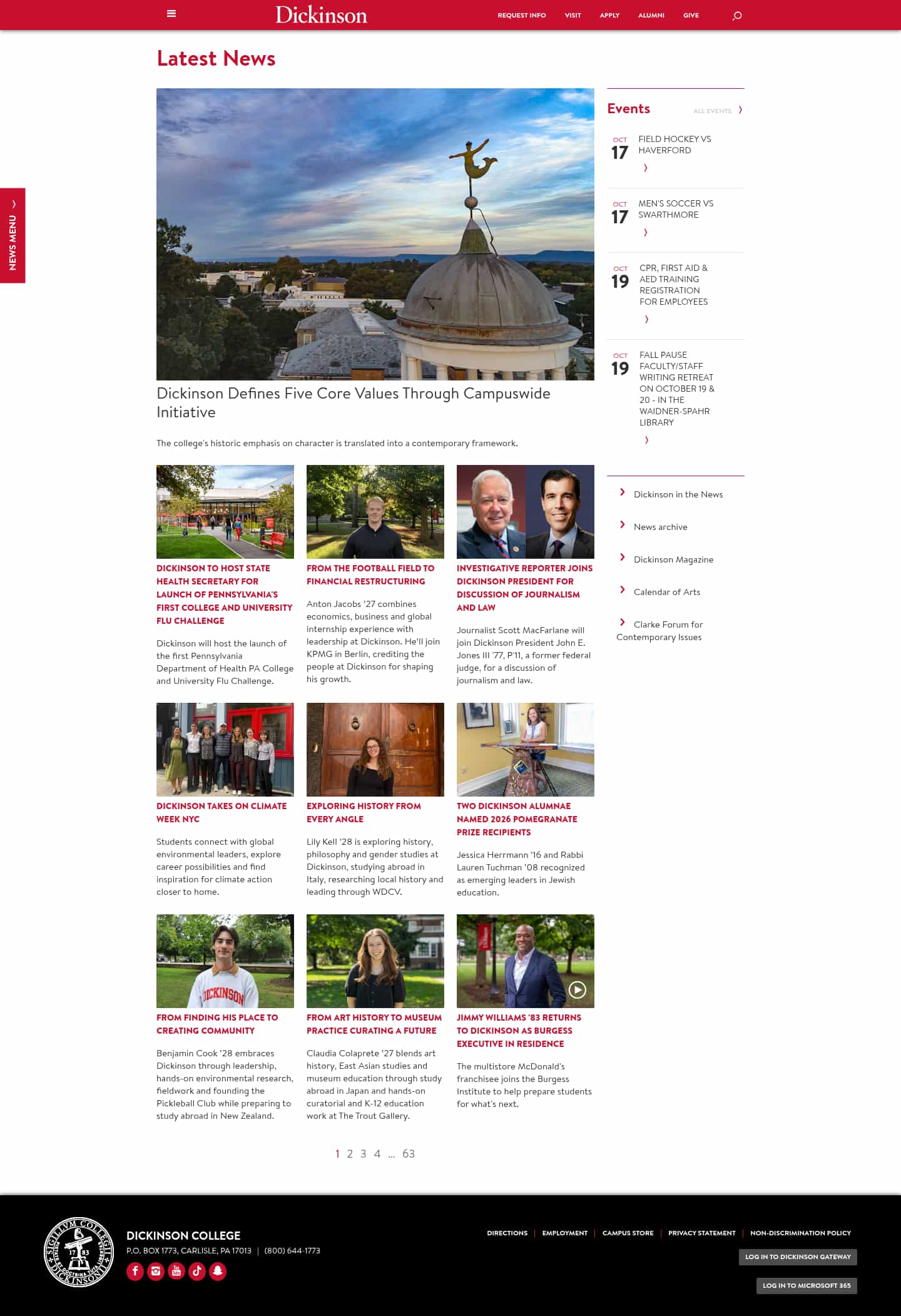 Latest website image capture