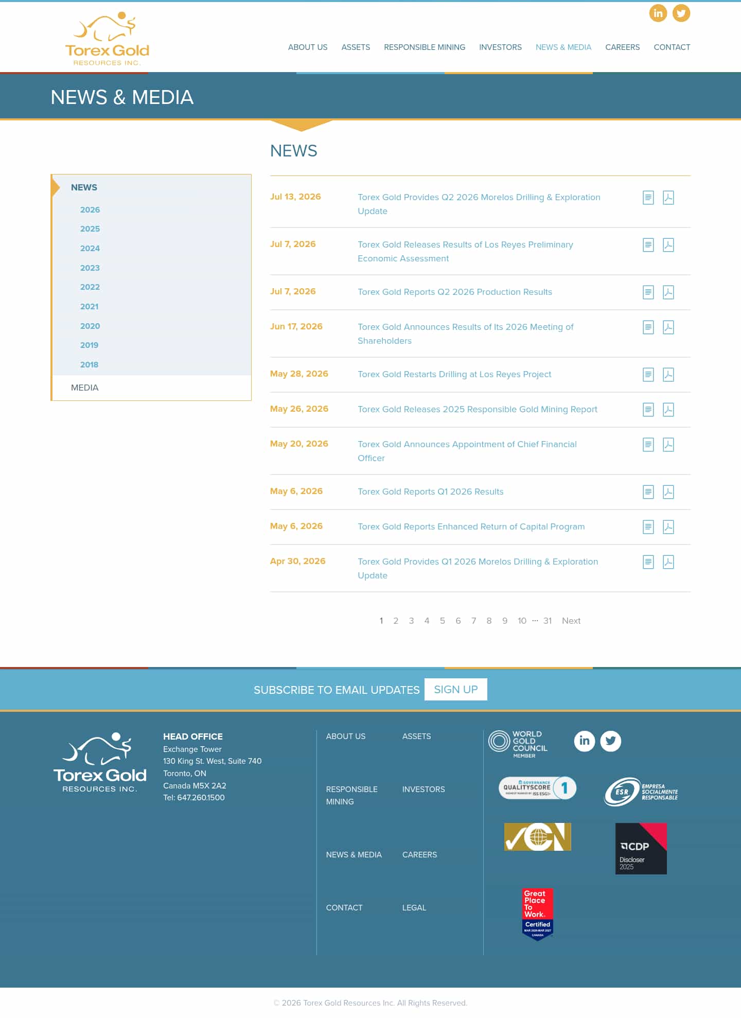 Latest website image capture