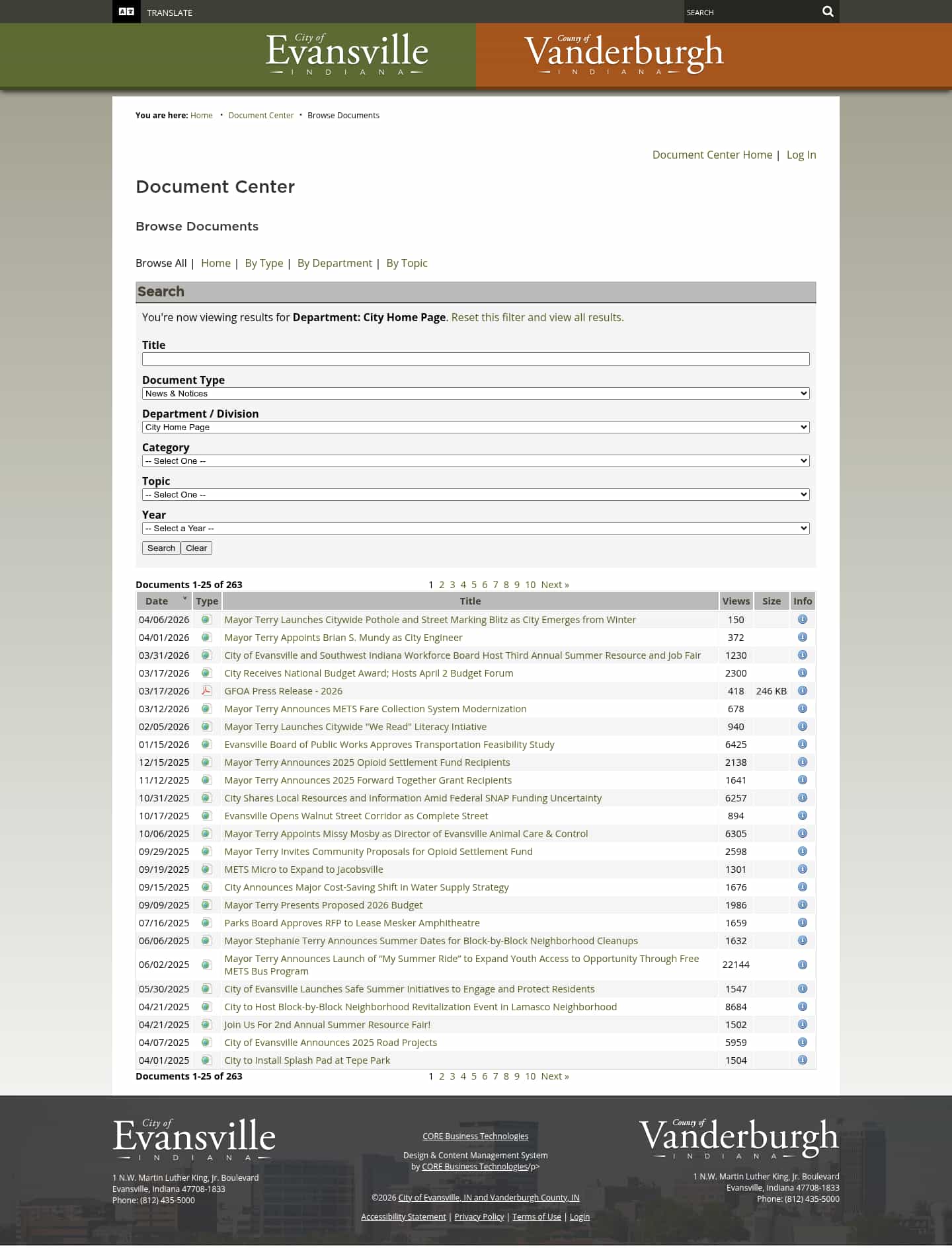 Latest website image capture