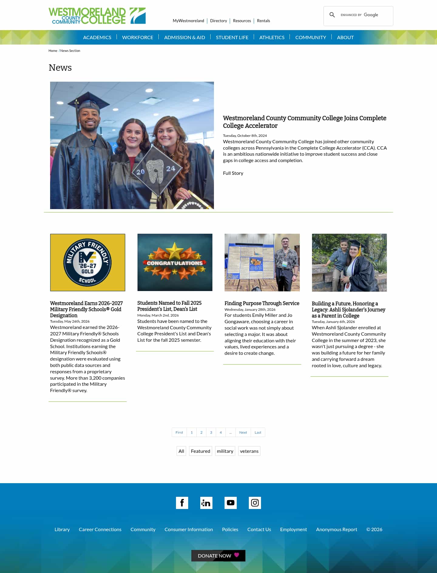 Latest website image capture