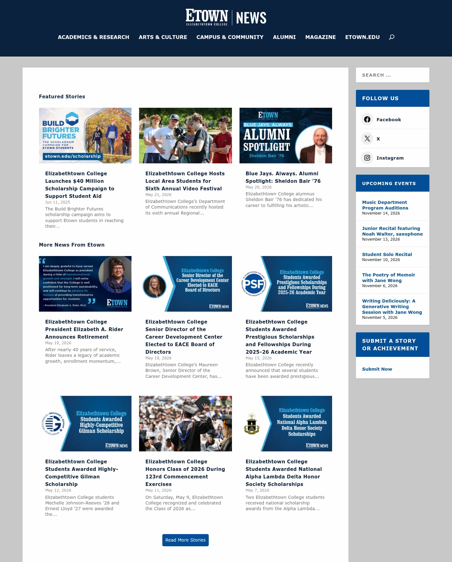 Latest website image capture
