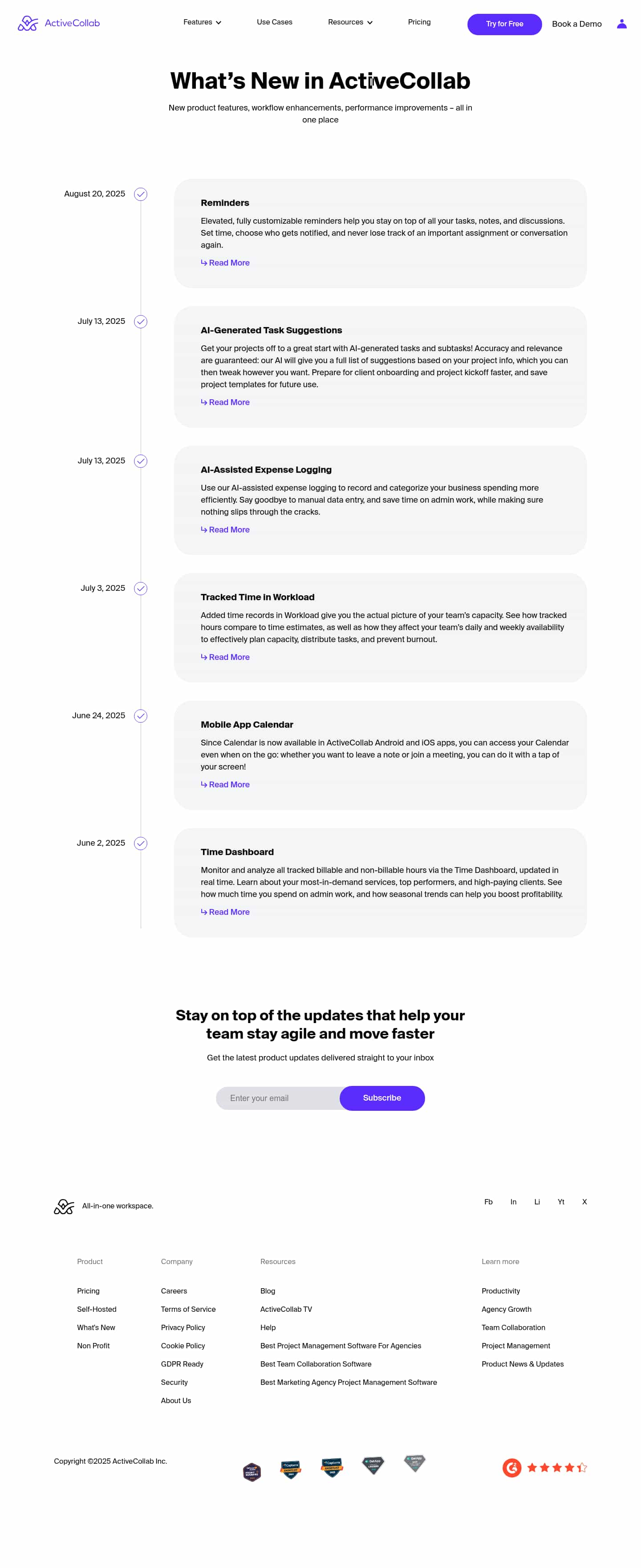 Latest website image capture