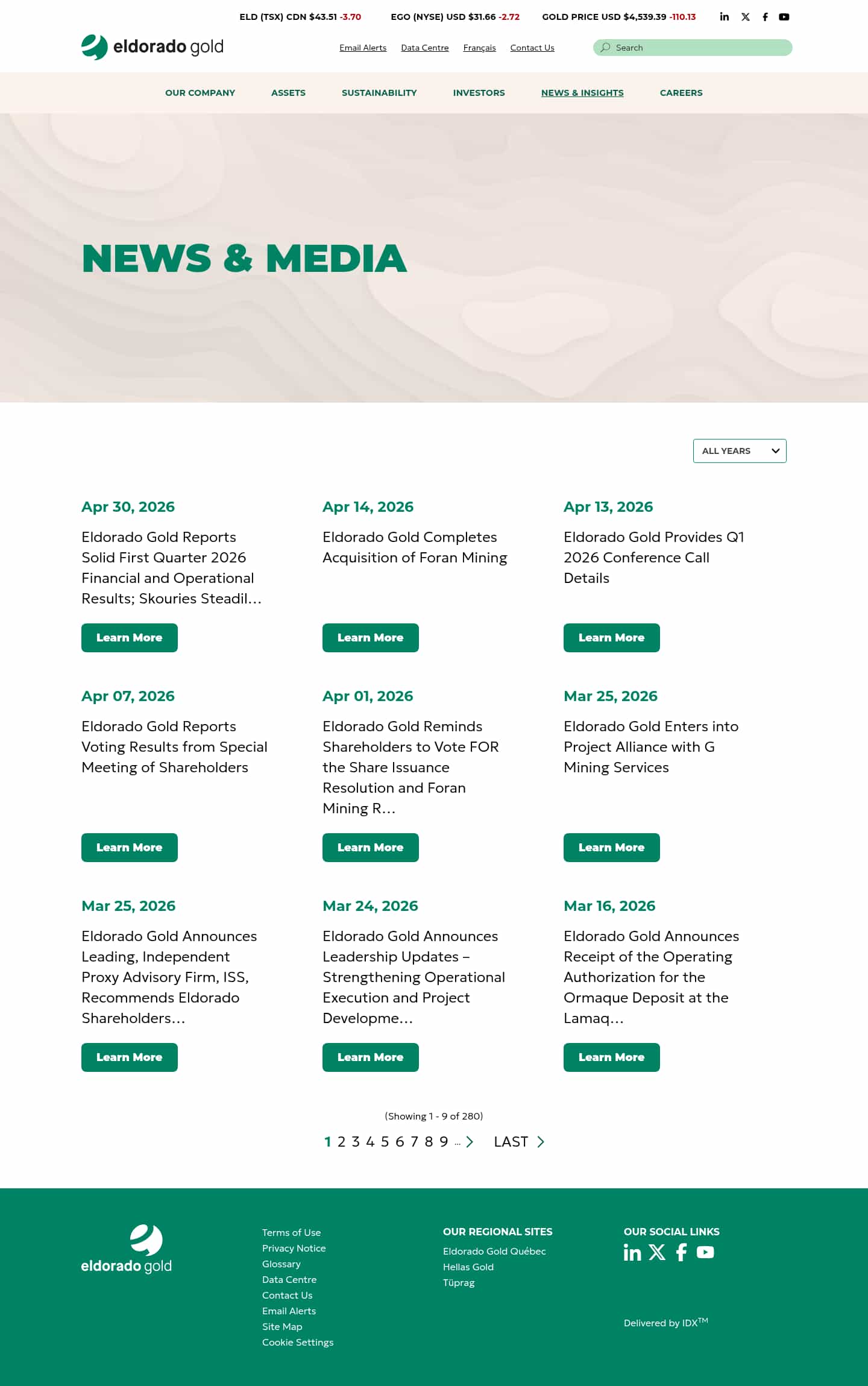 Latest website image capture