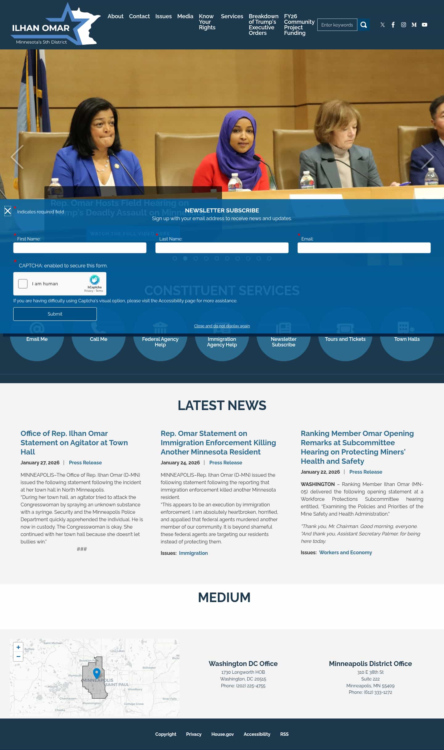 Latest website image capture