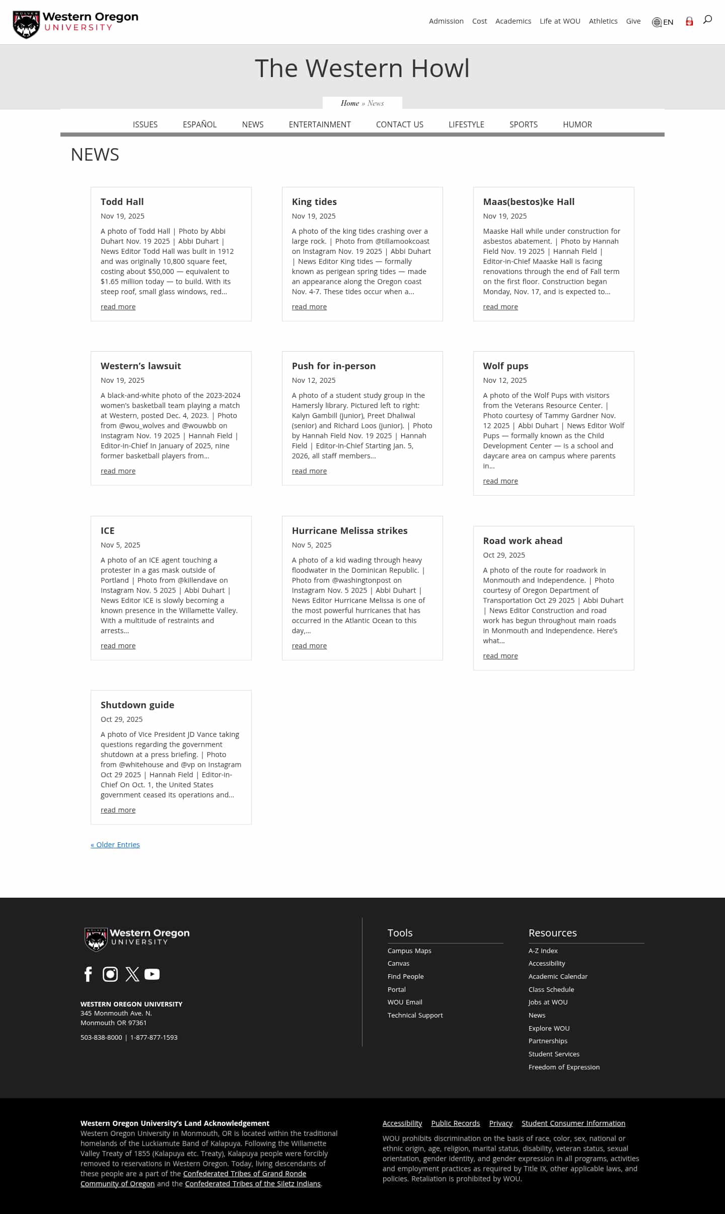 Latest website image capture