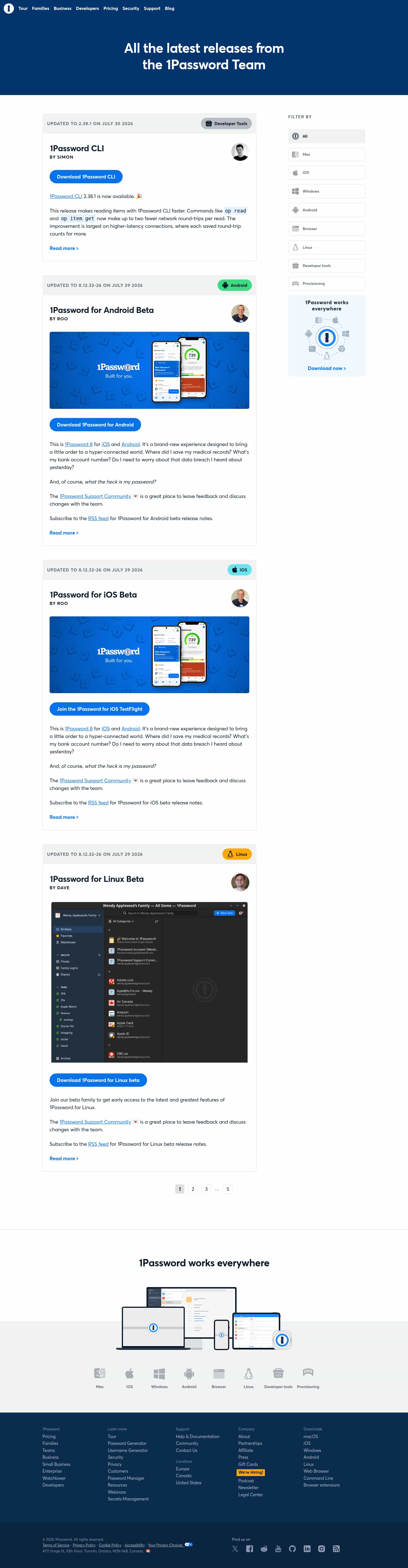 Latest website image capture