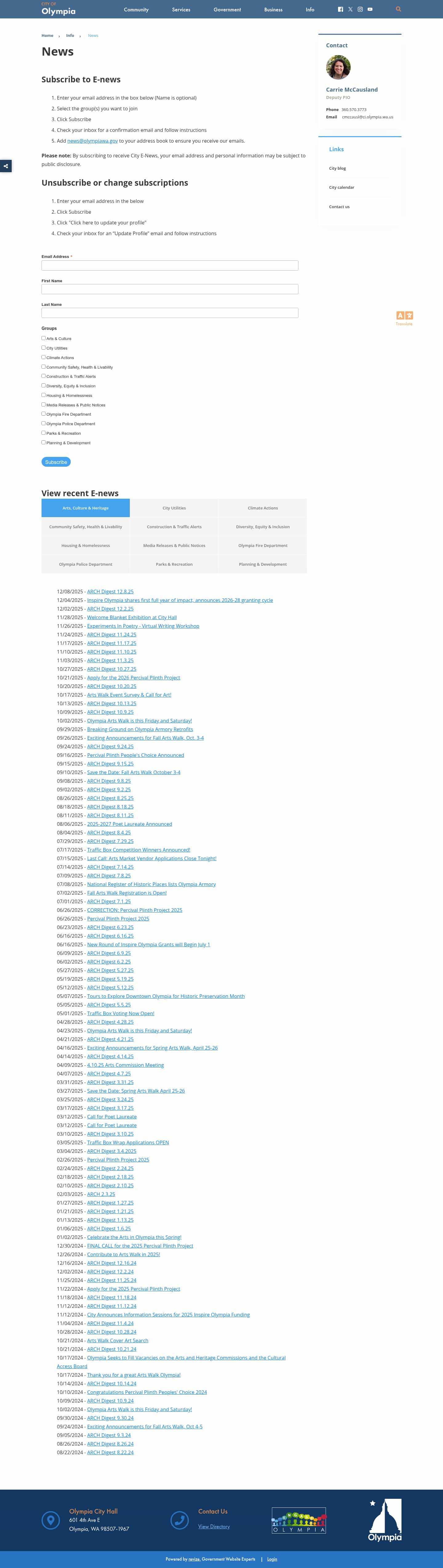 Latest website image capture