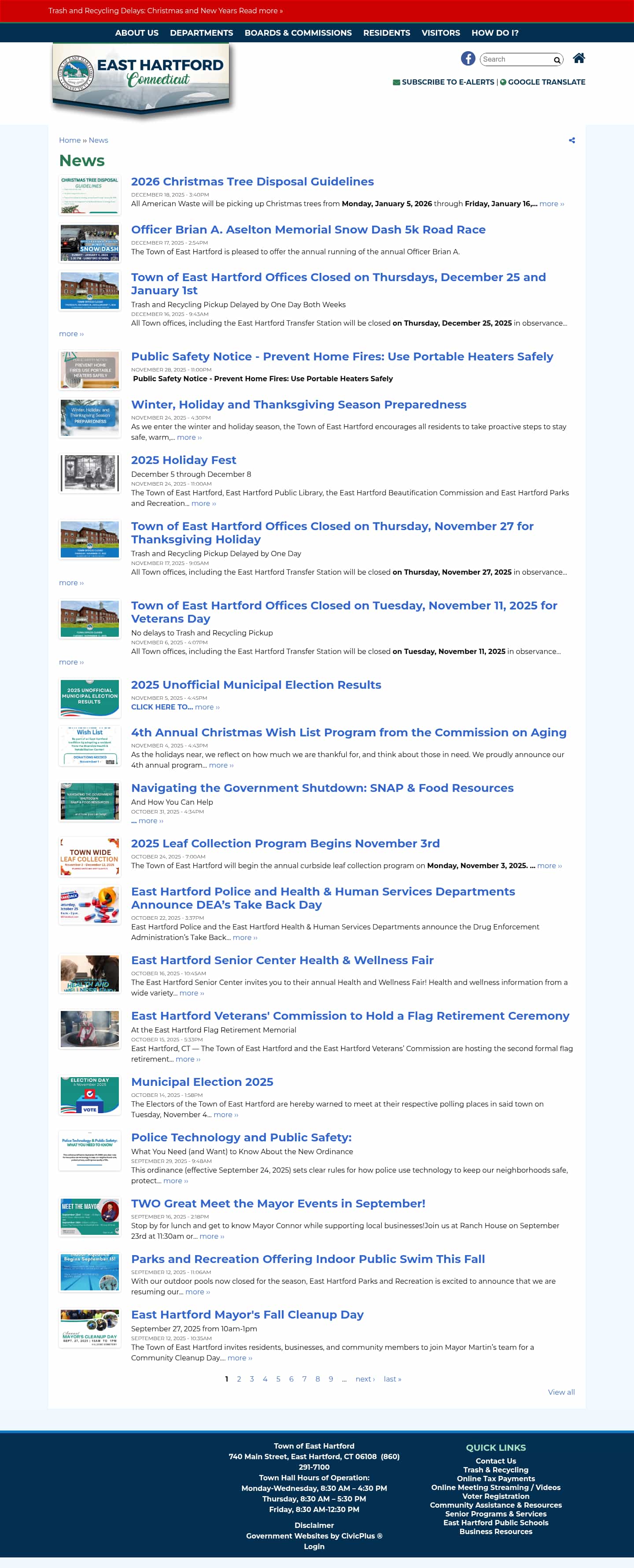 Latest website image capture