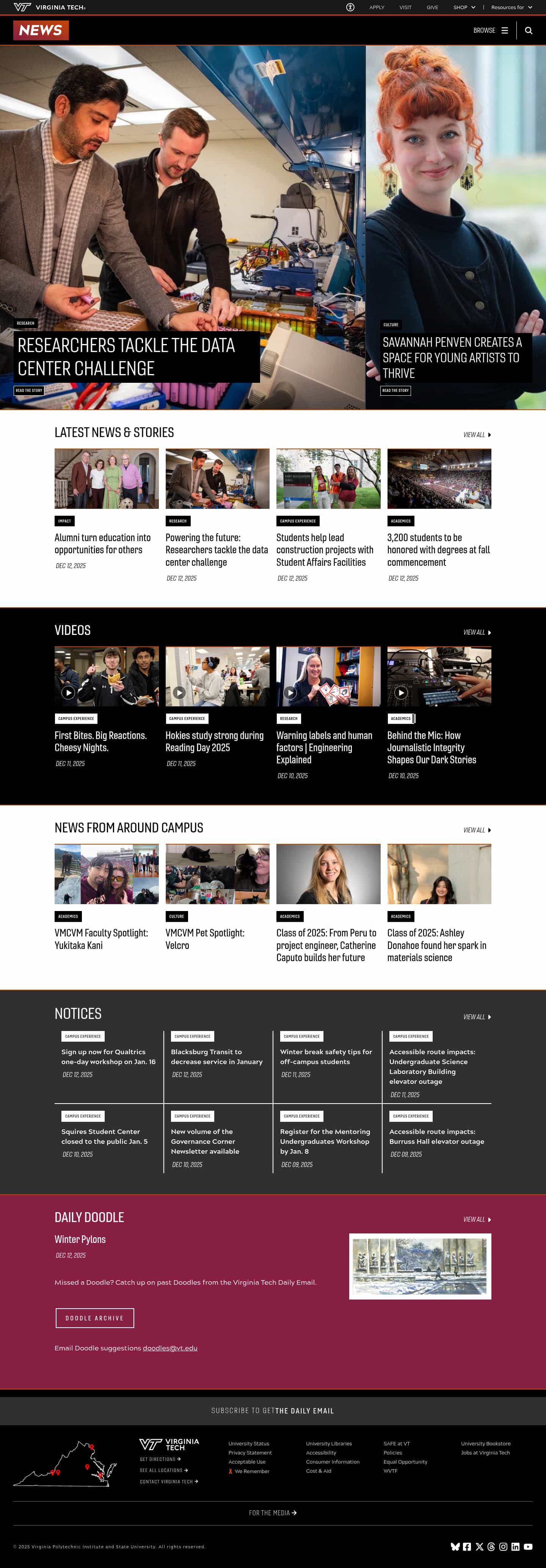 Latest website image capture