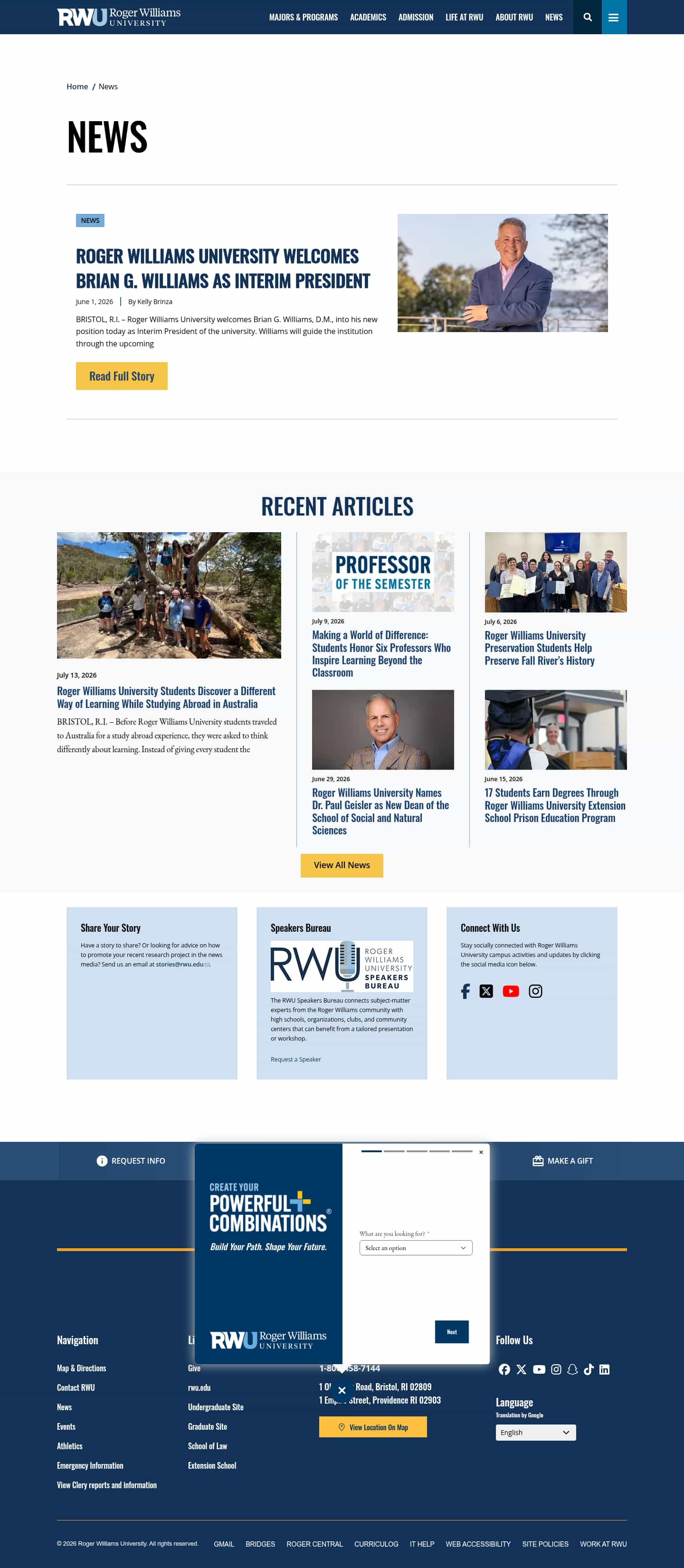 Latest website image capture