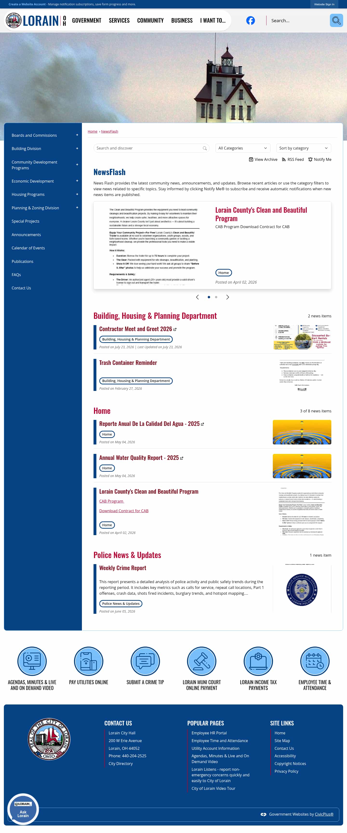 Latest website image capture