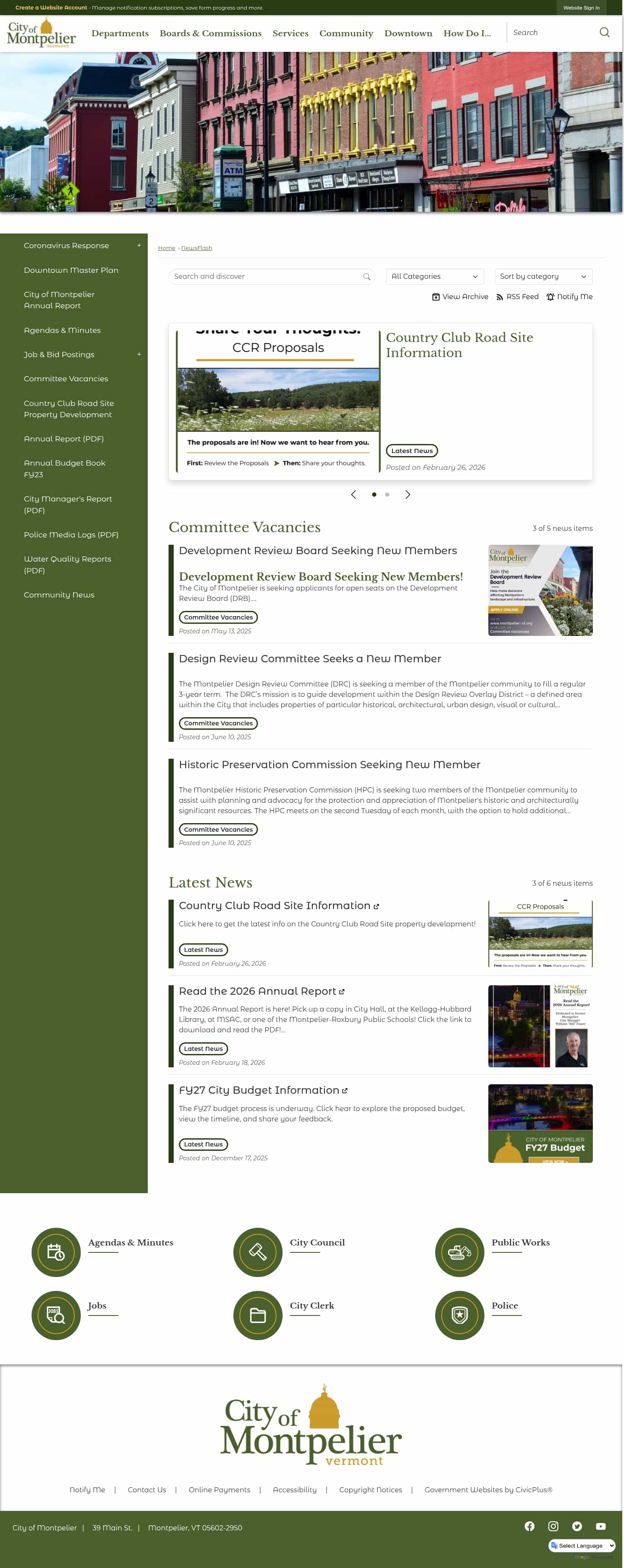 Latest website image capture