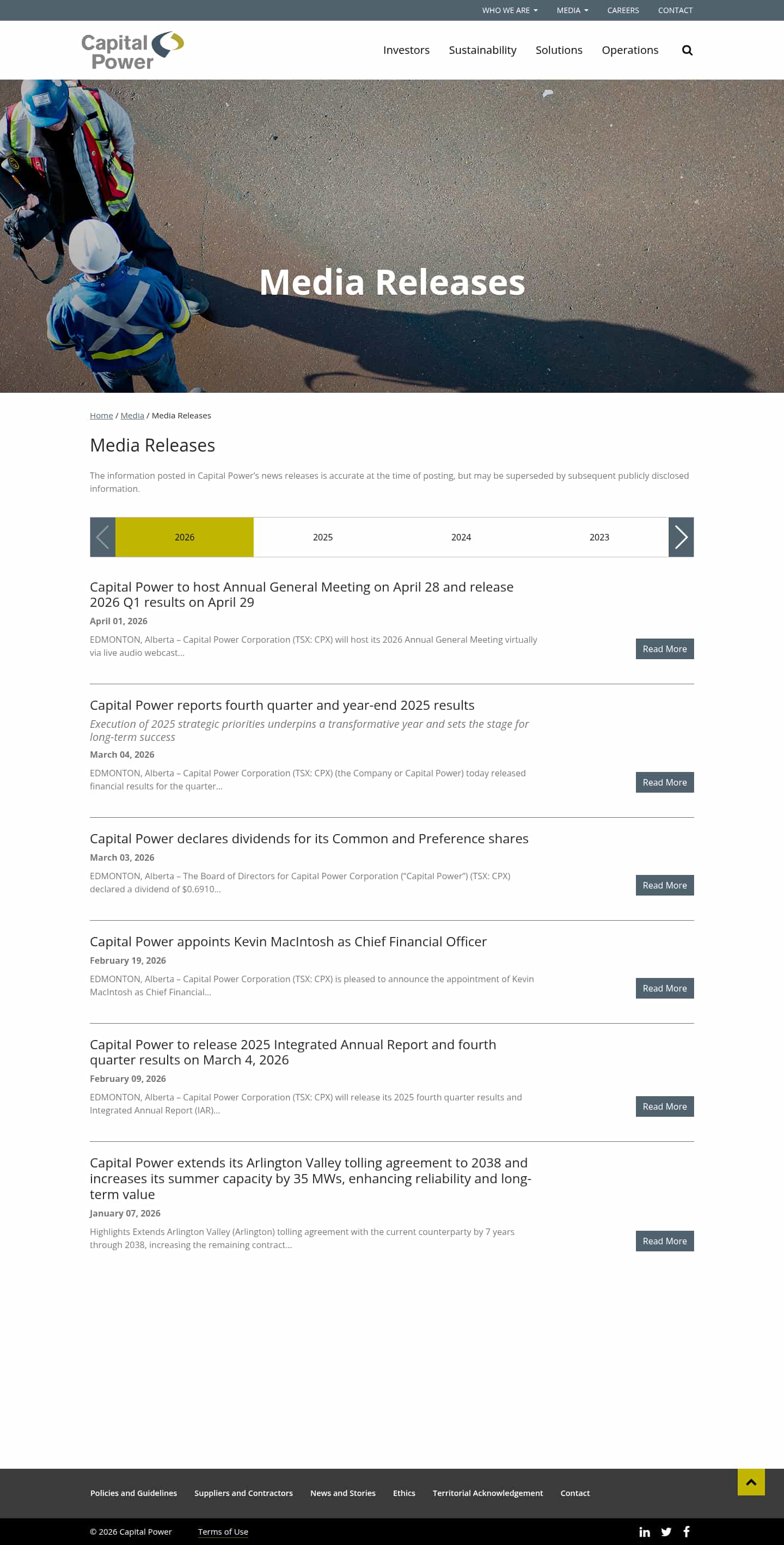 Latest website image capture