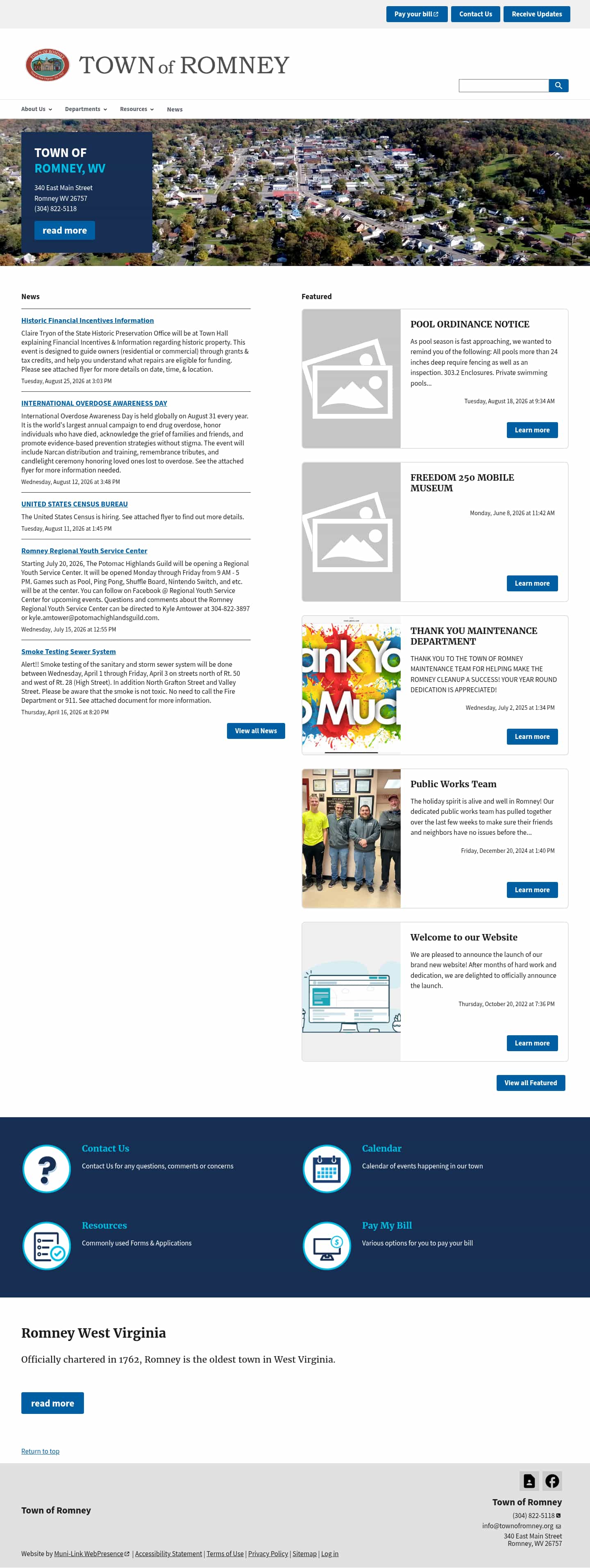 Latest website image capture