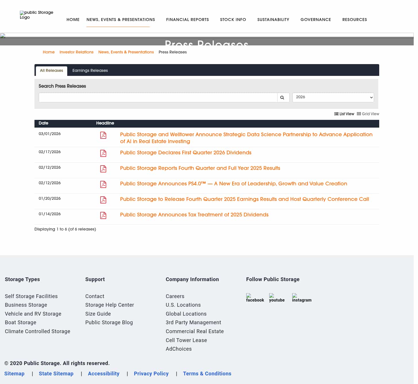 Latest website image capture