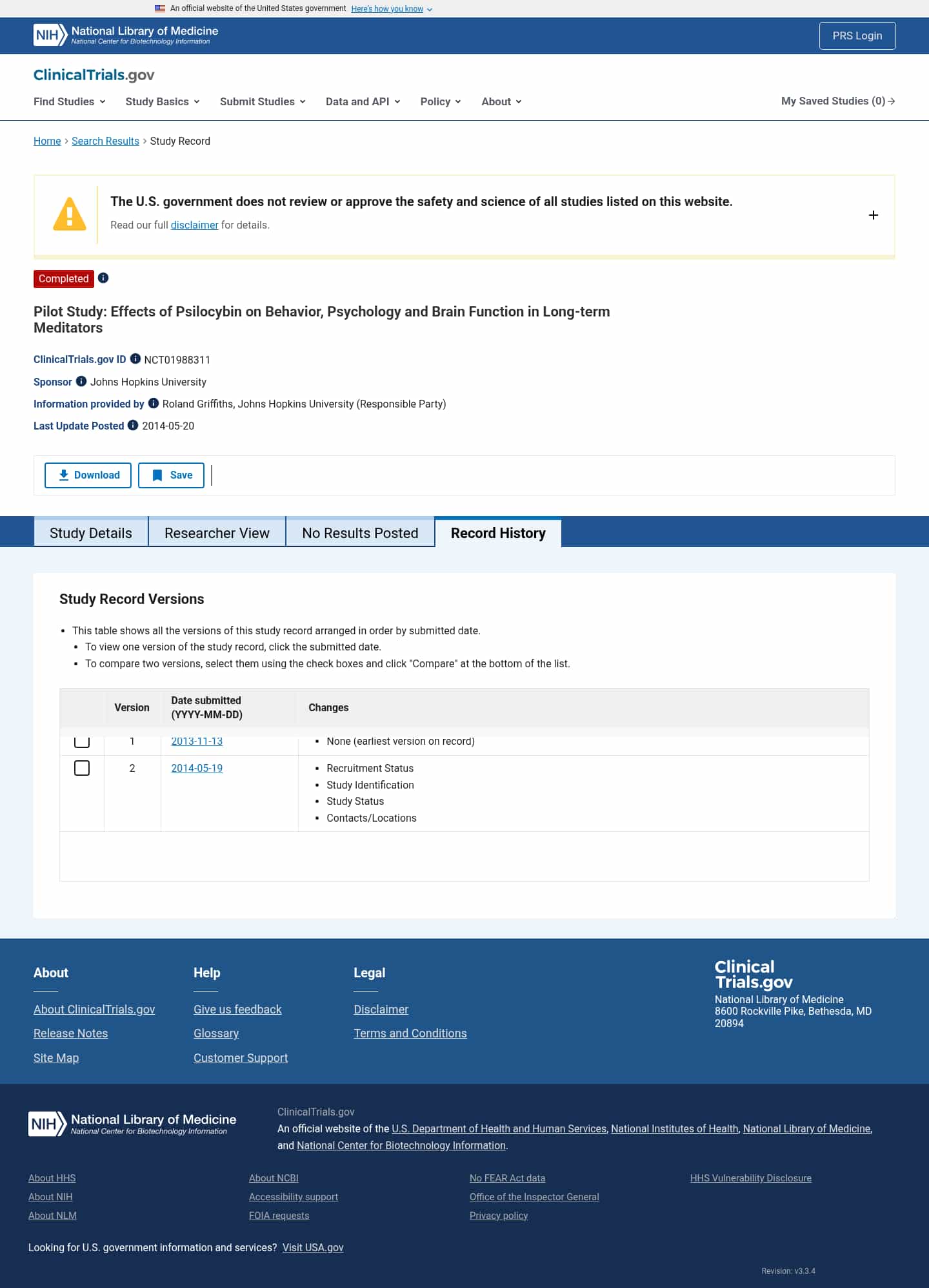 Latest website image capture