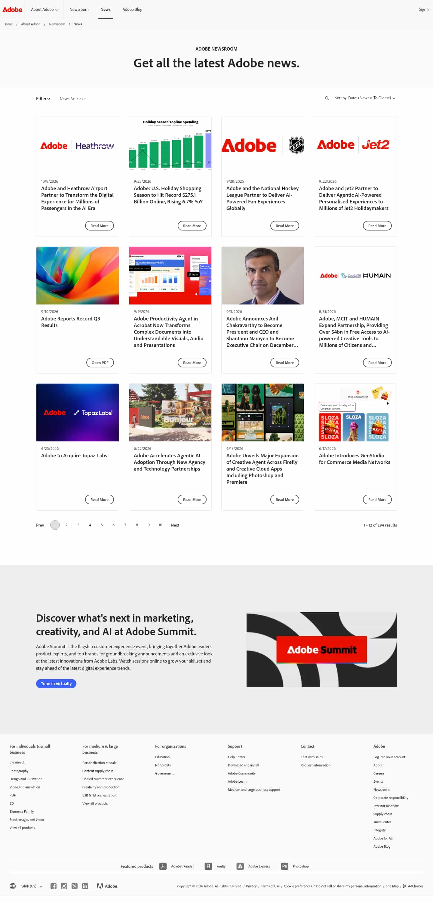 Latest website image capture
