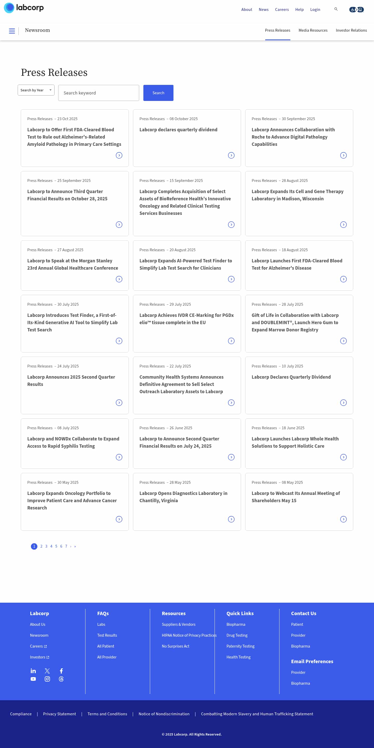 Latest website image capture