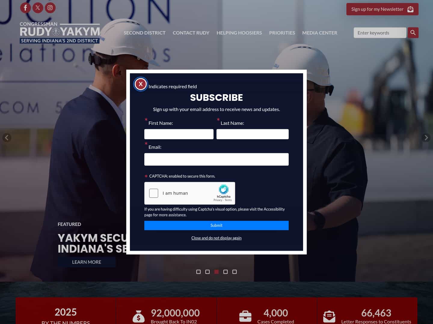 Latest website image capture