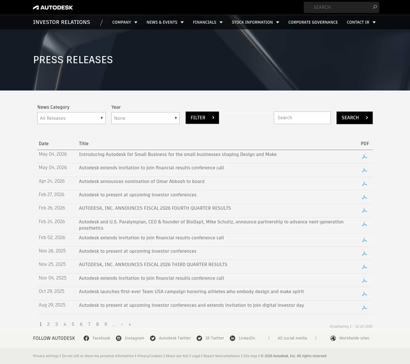 Latest website image capture