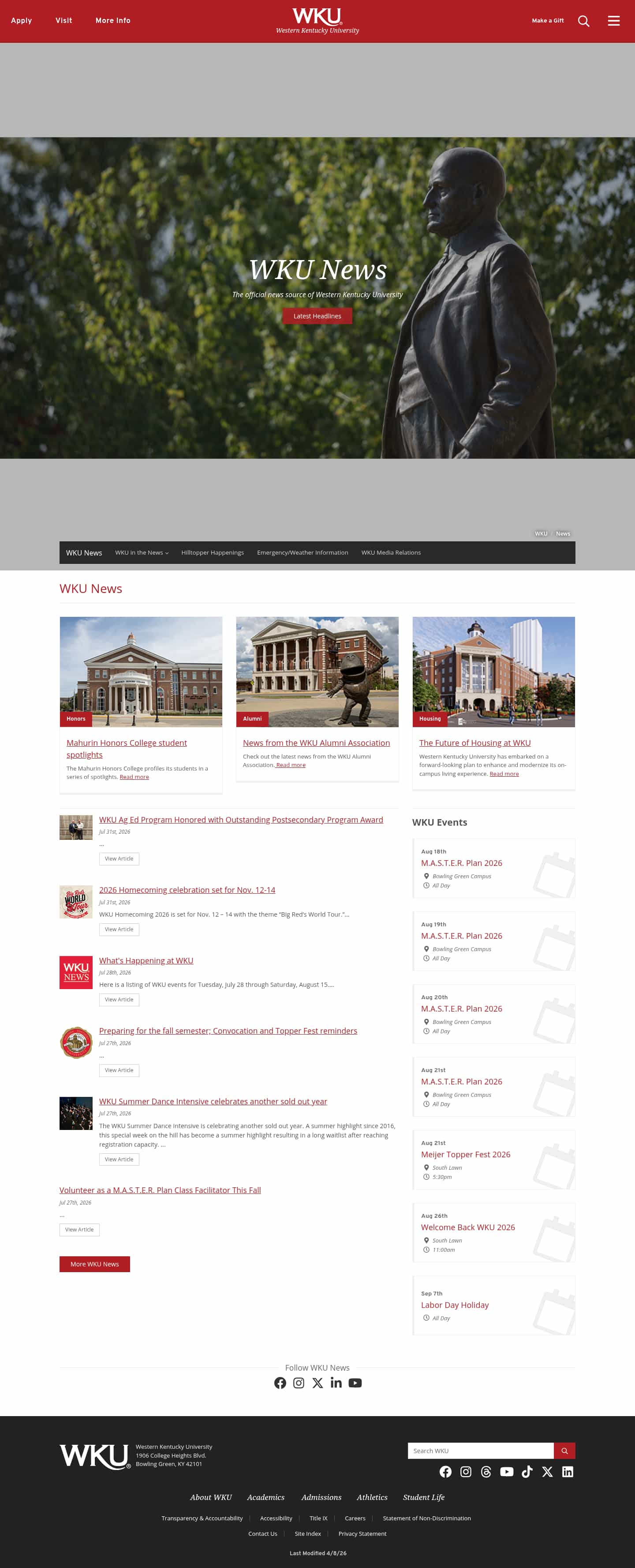 Latest website image capture
