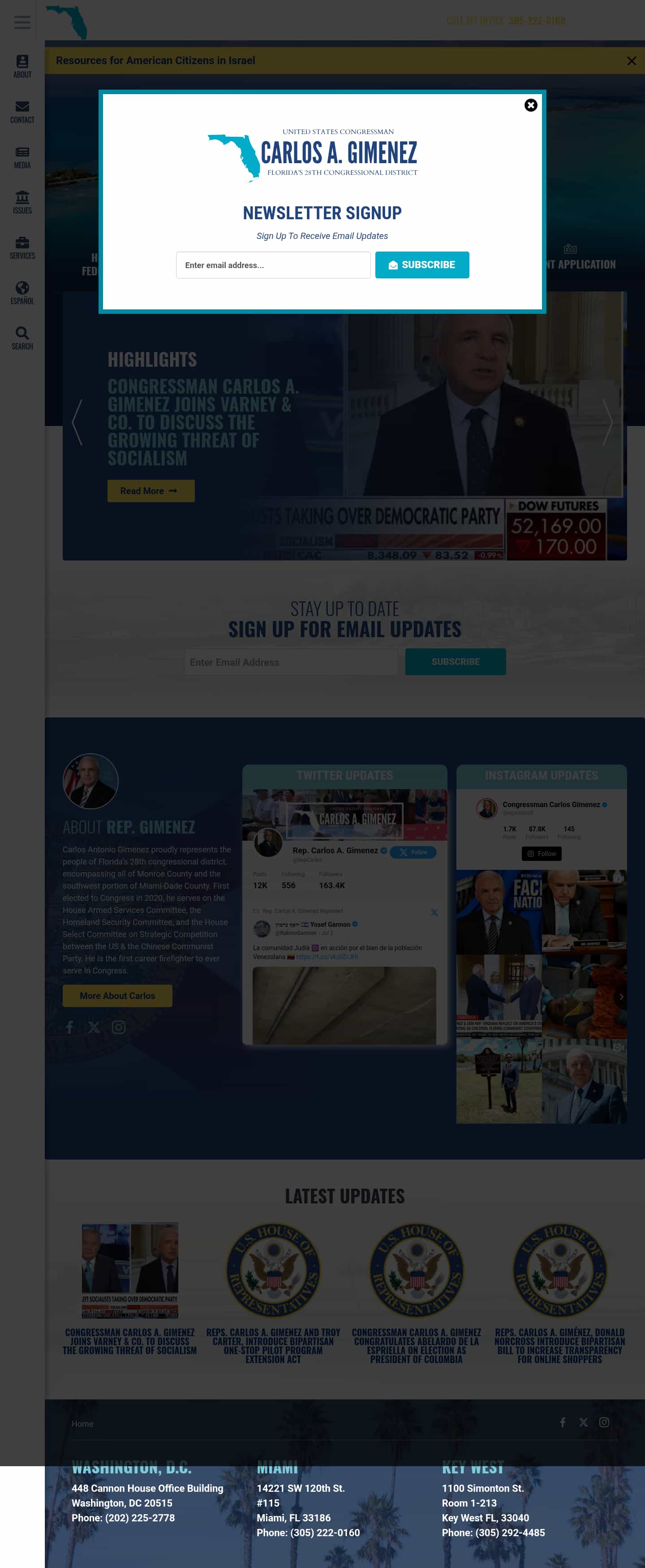 Latest website image capture