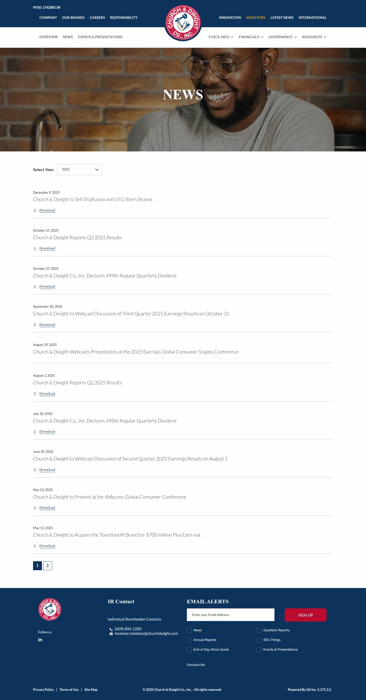 Latest website image capture