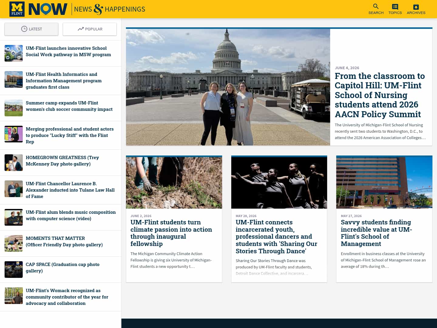 Latest website image capture