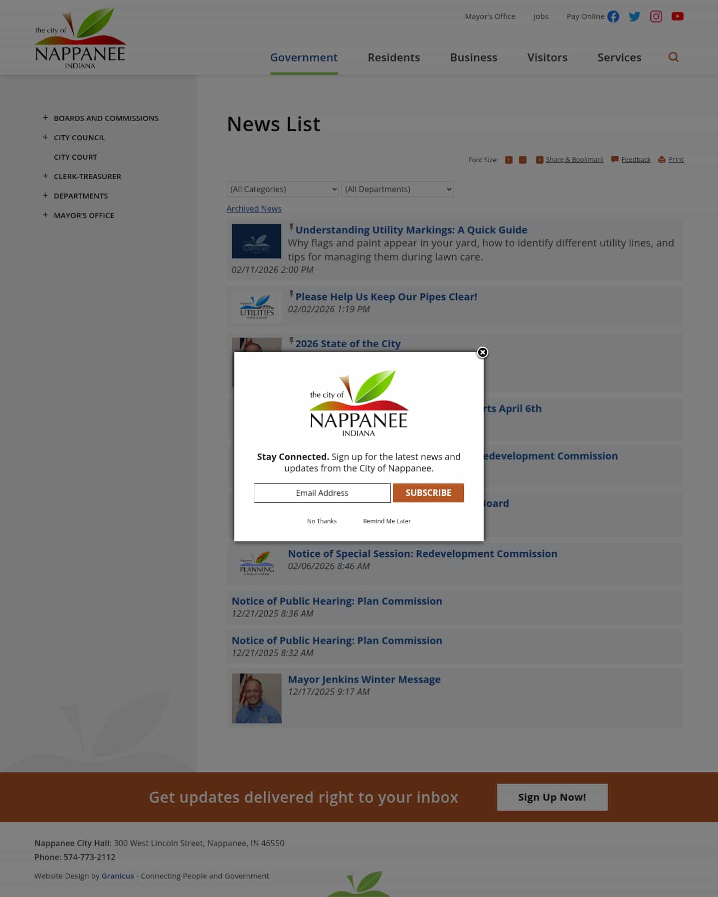 Latest website image capture