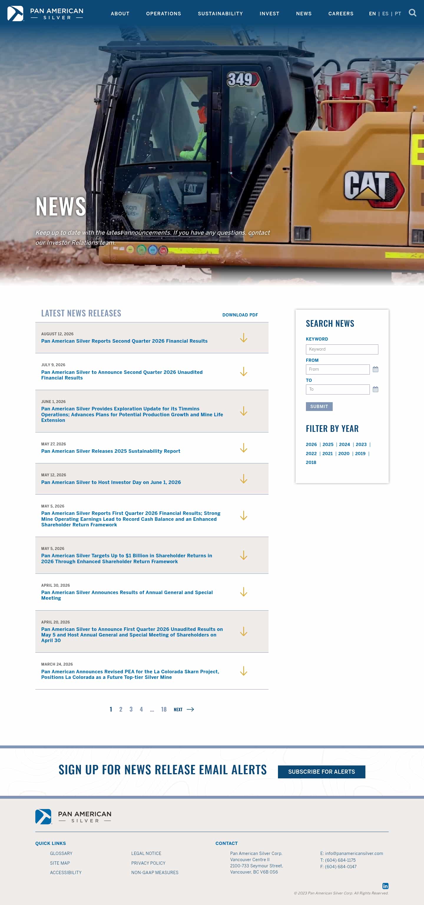Latest website image capture