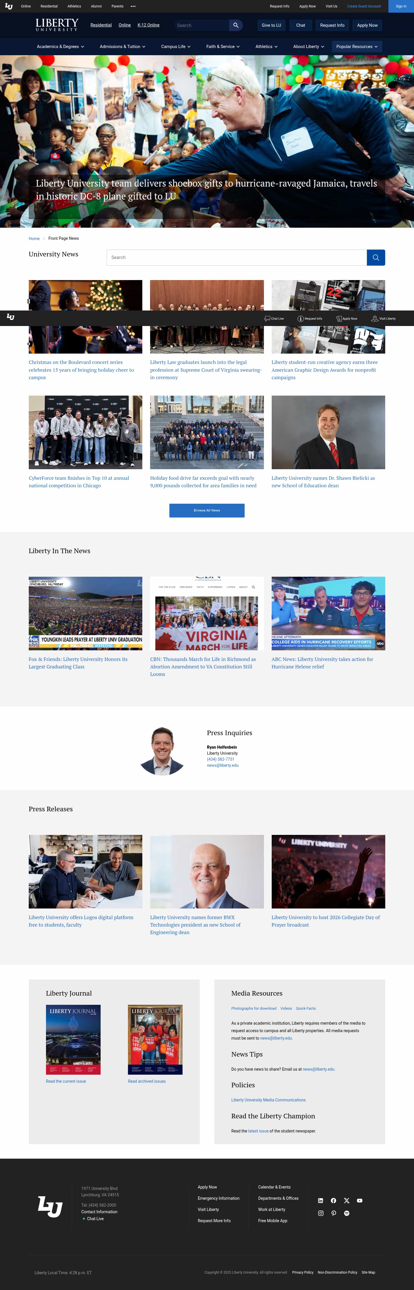 Latest website image capture