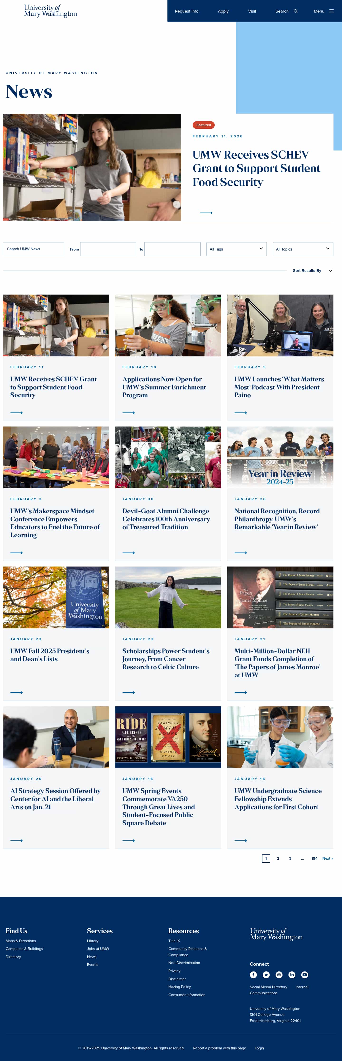 Latest website image capture